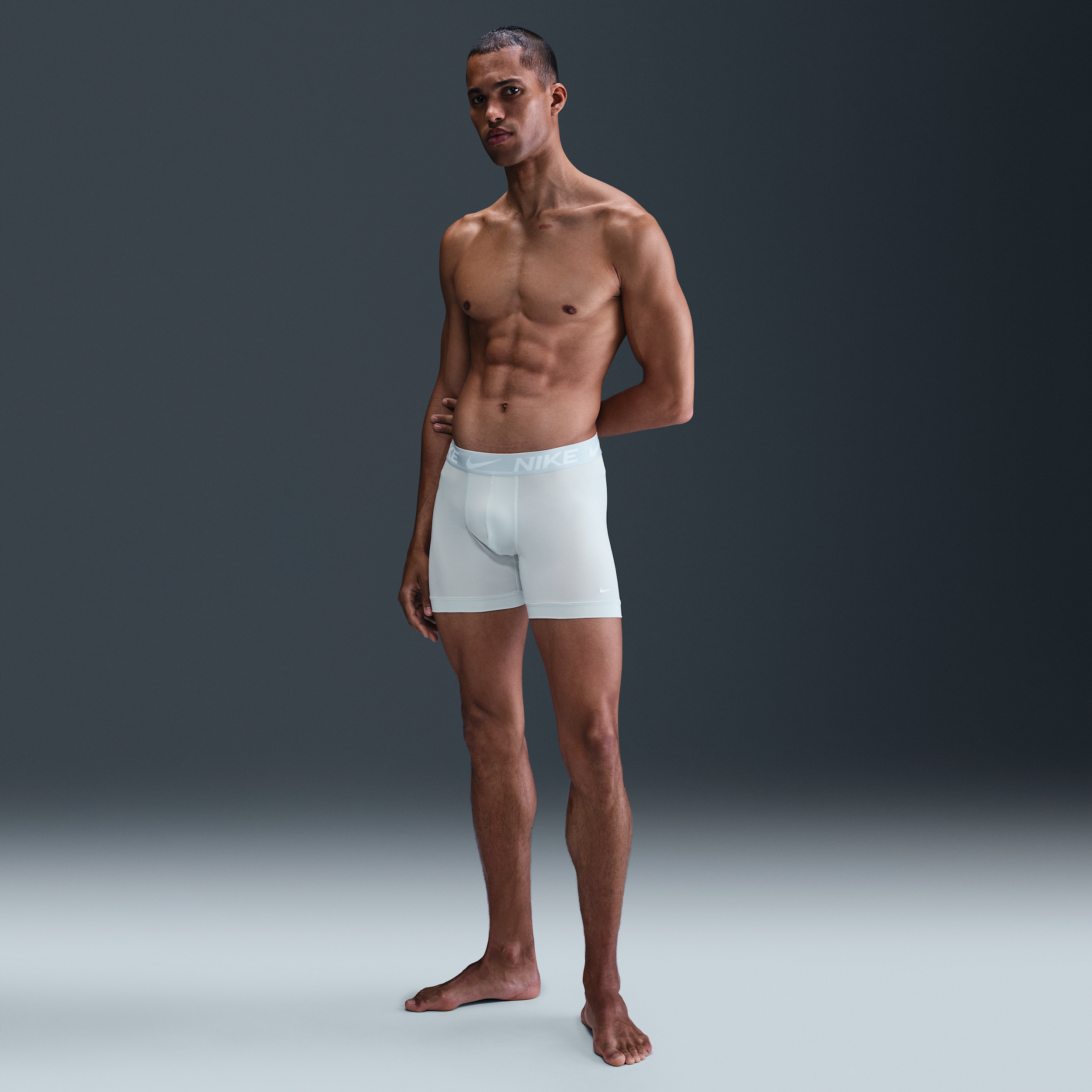 Nike Men's Dri-fit Essential Micro Boxer Briefs (3-pack) In White