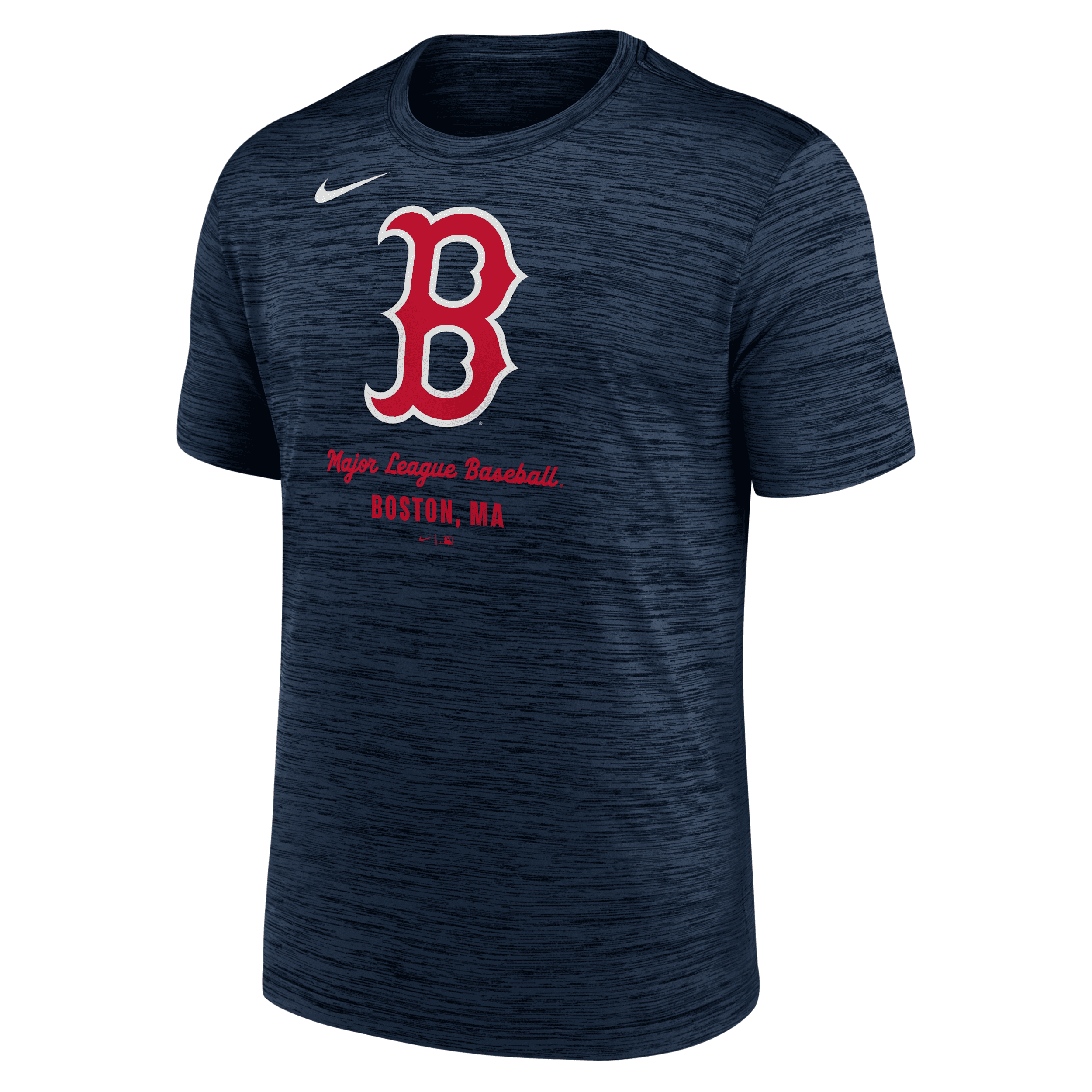 Nike Navy Boston Red Sox Velocity Performance T-shirt In Blue