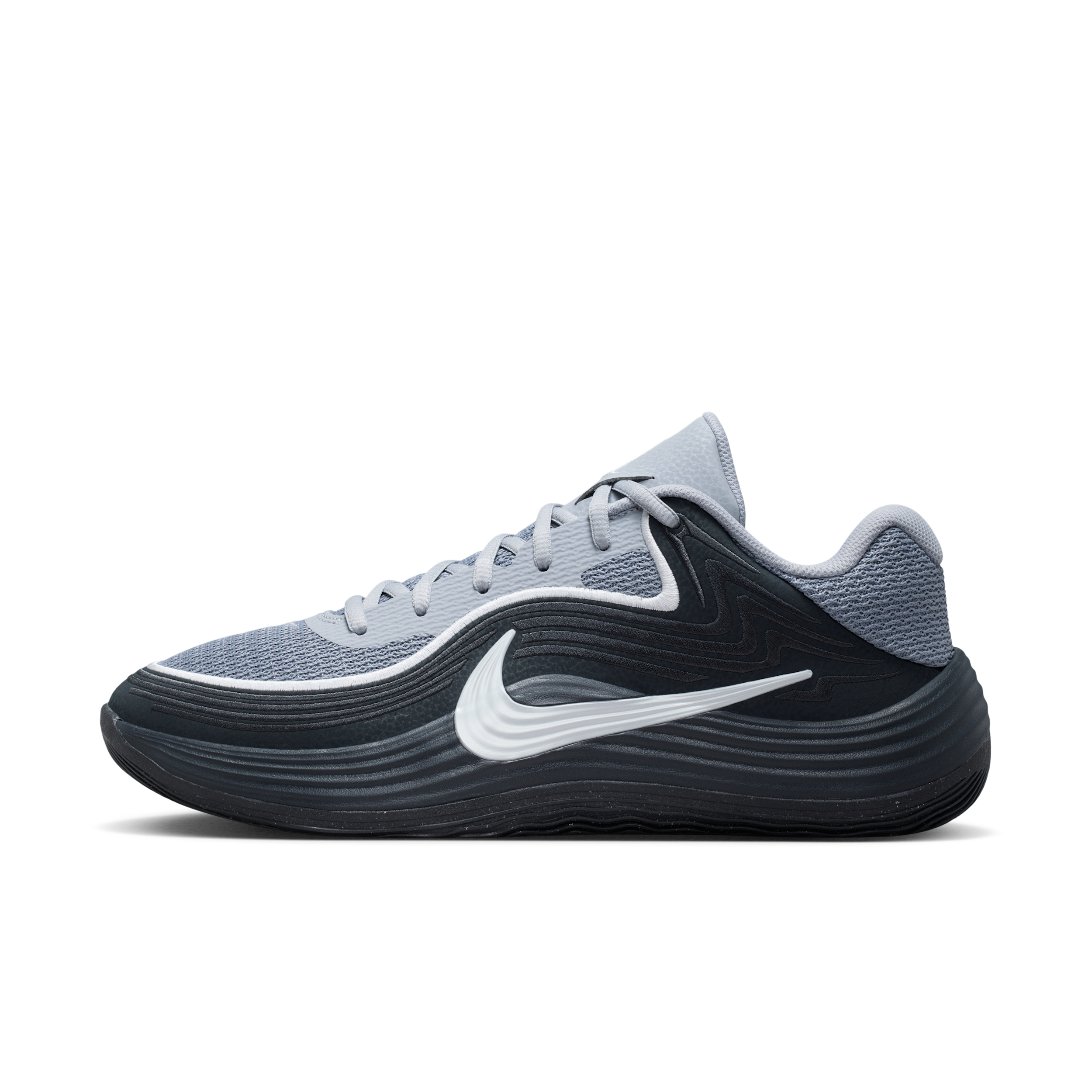 Nike Precision 8 Low Basketball Shoes, Men's, M7.5/W9, Anthracite/Sail/Wolf Grey