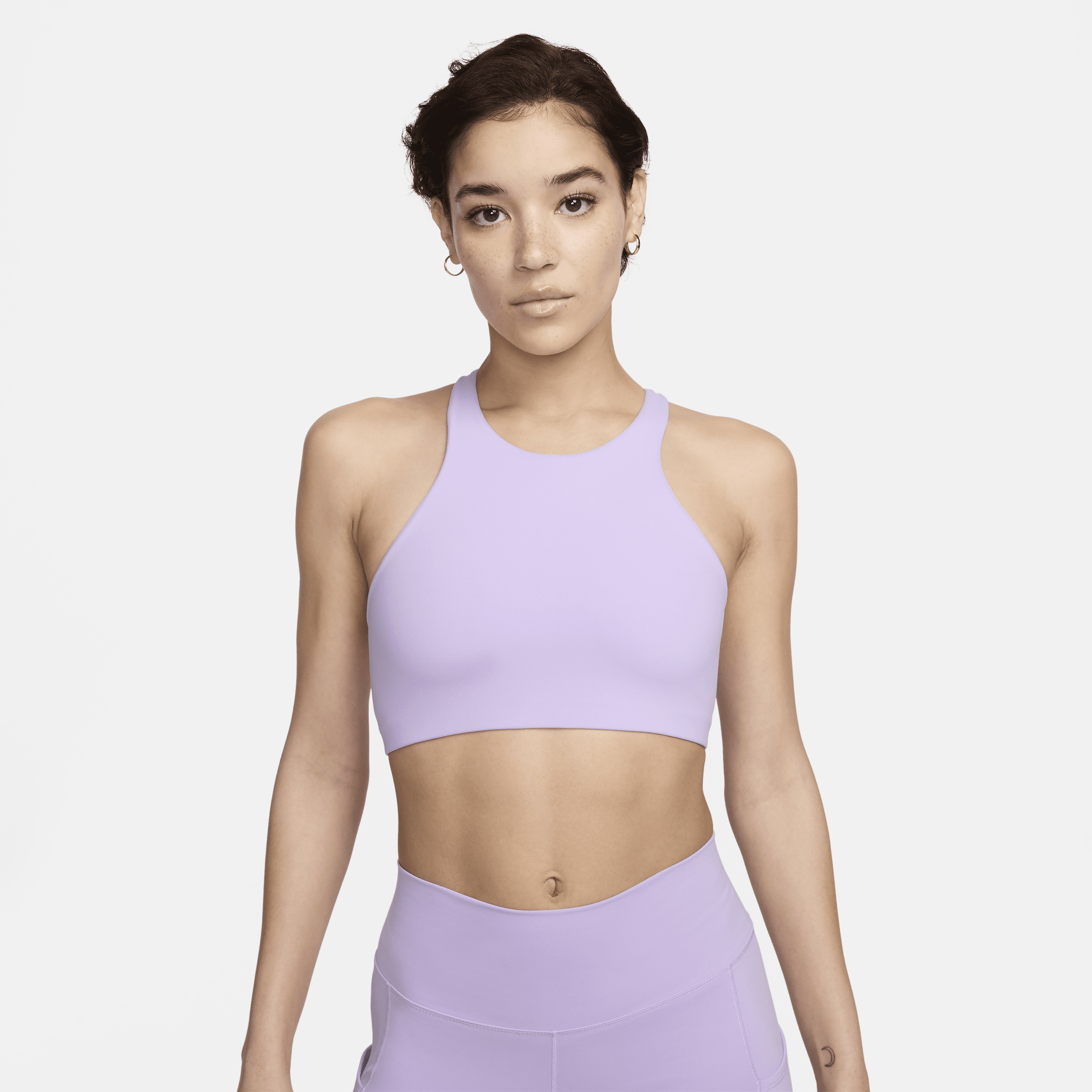 Shop Nike Women's One Medium-support Lightly Lined Sports Bra In Purple