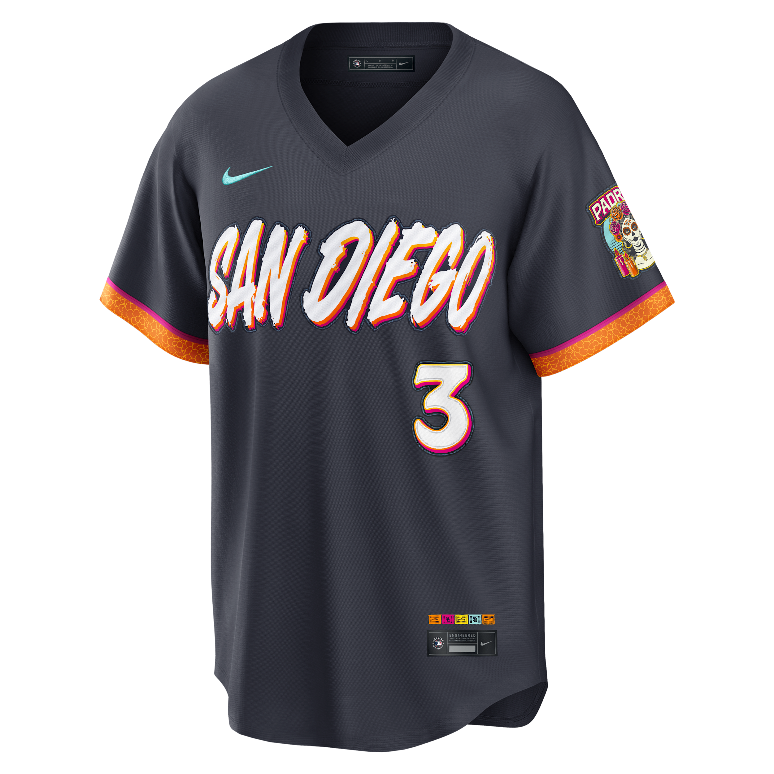 Jackson Merrill San Diego Padres City Connect Nike Men's MLB Stadium Jersey in Black | RE260H3HPY9-5FS