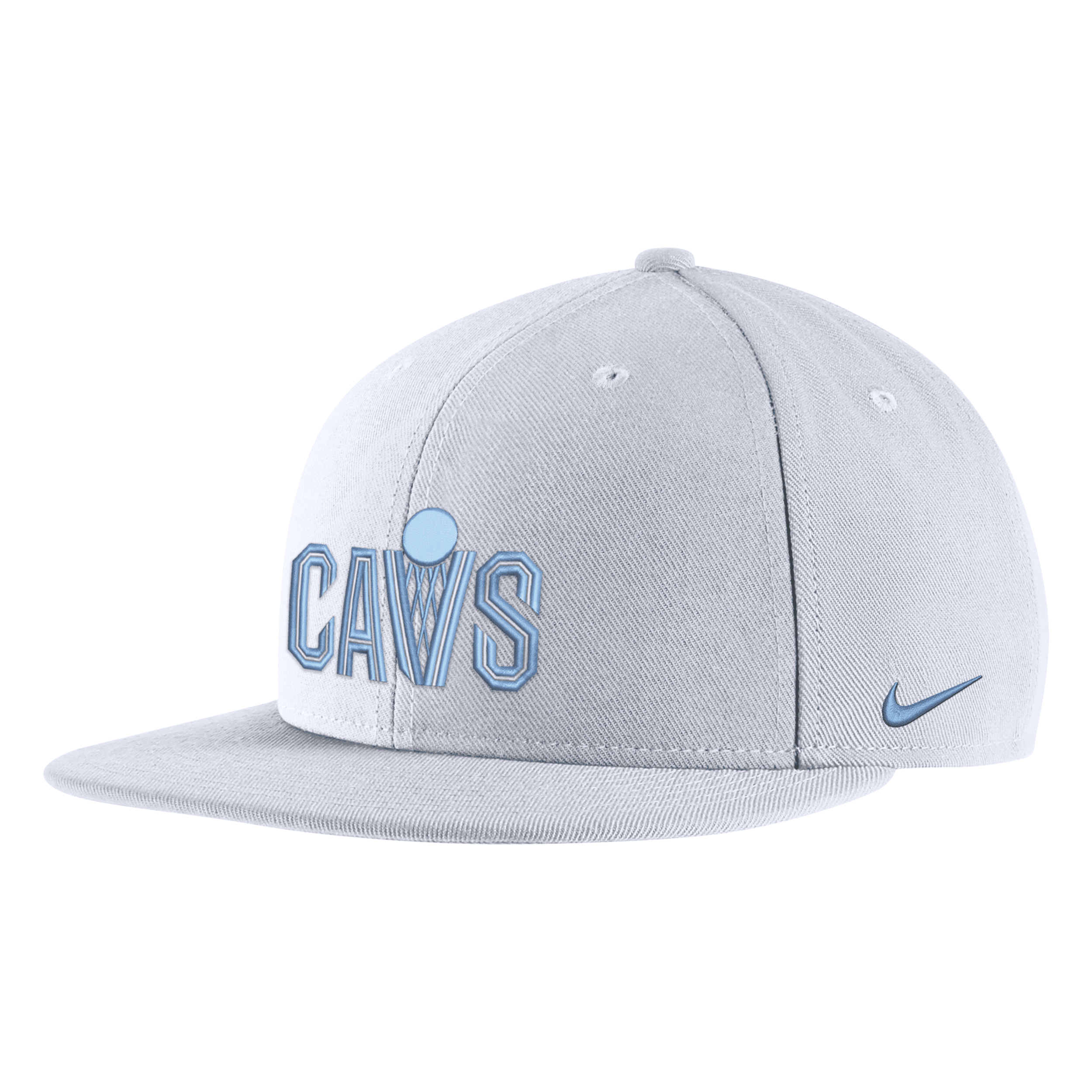 Nike Cleveland Cavaliers City Edition  Men's Nba Snapback Hat In White