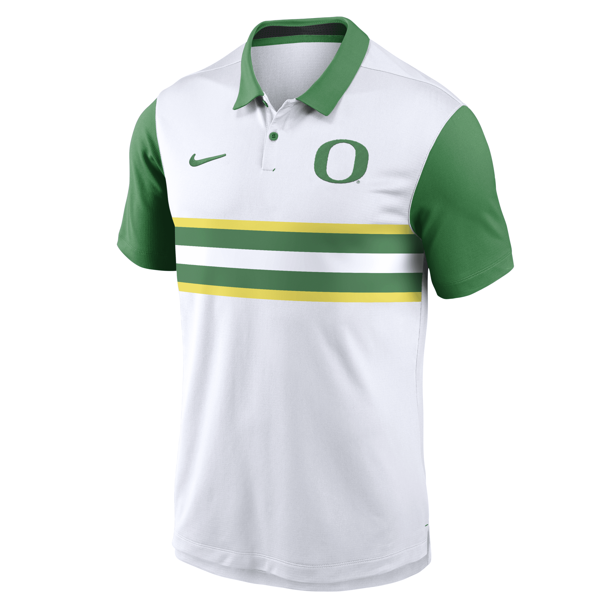Nike Oregon Ducks Primetime Campus Vapor  Men's Dri-fit College Polo In White