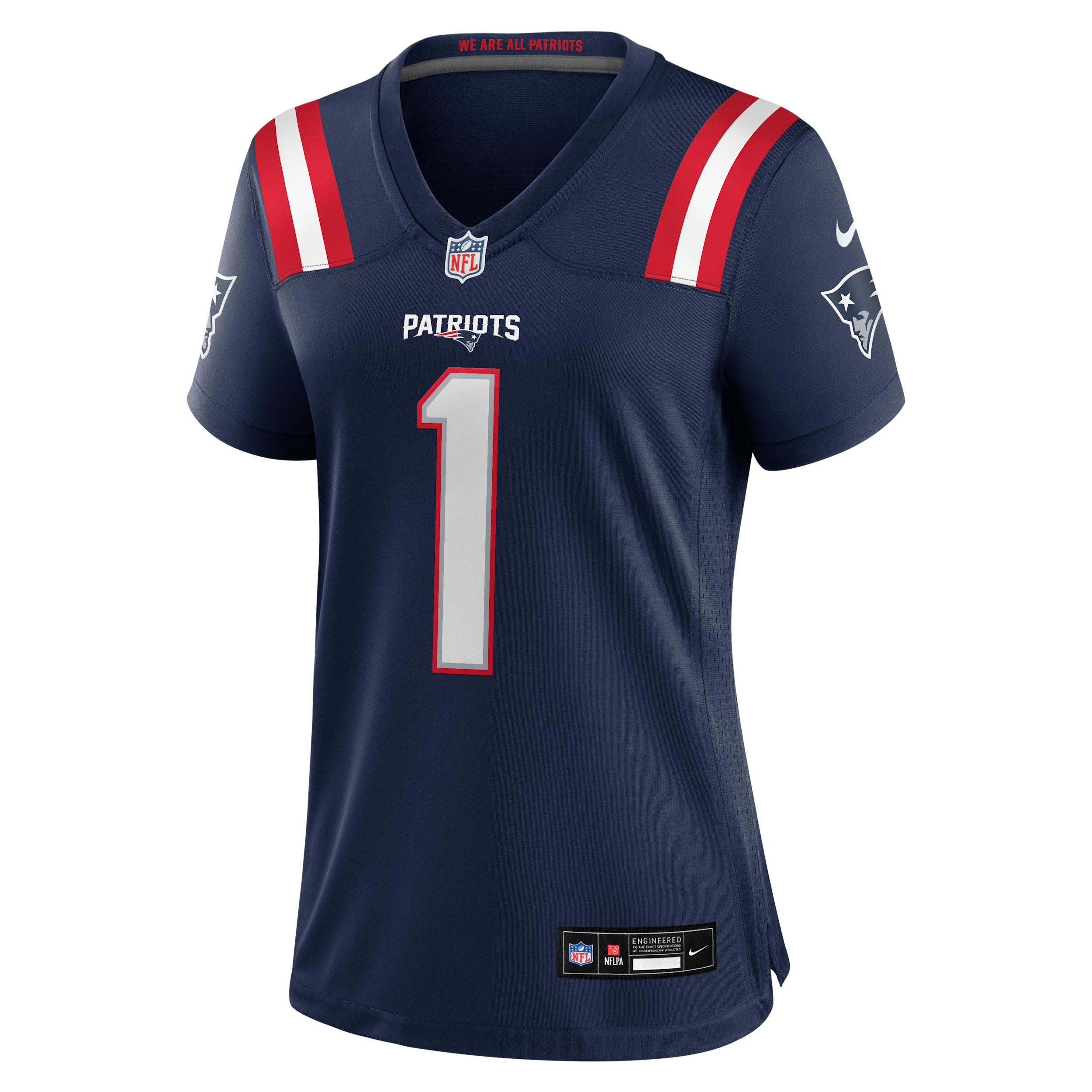 A.J. Brown New England Patriots Nike Women's NFL Game Jersey in Blue | 67NWNPGH8KF-HU6
