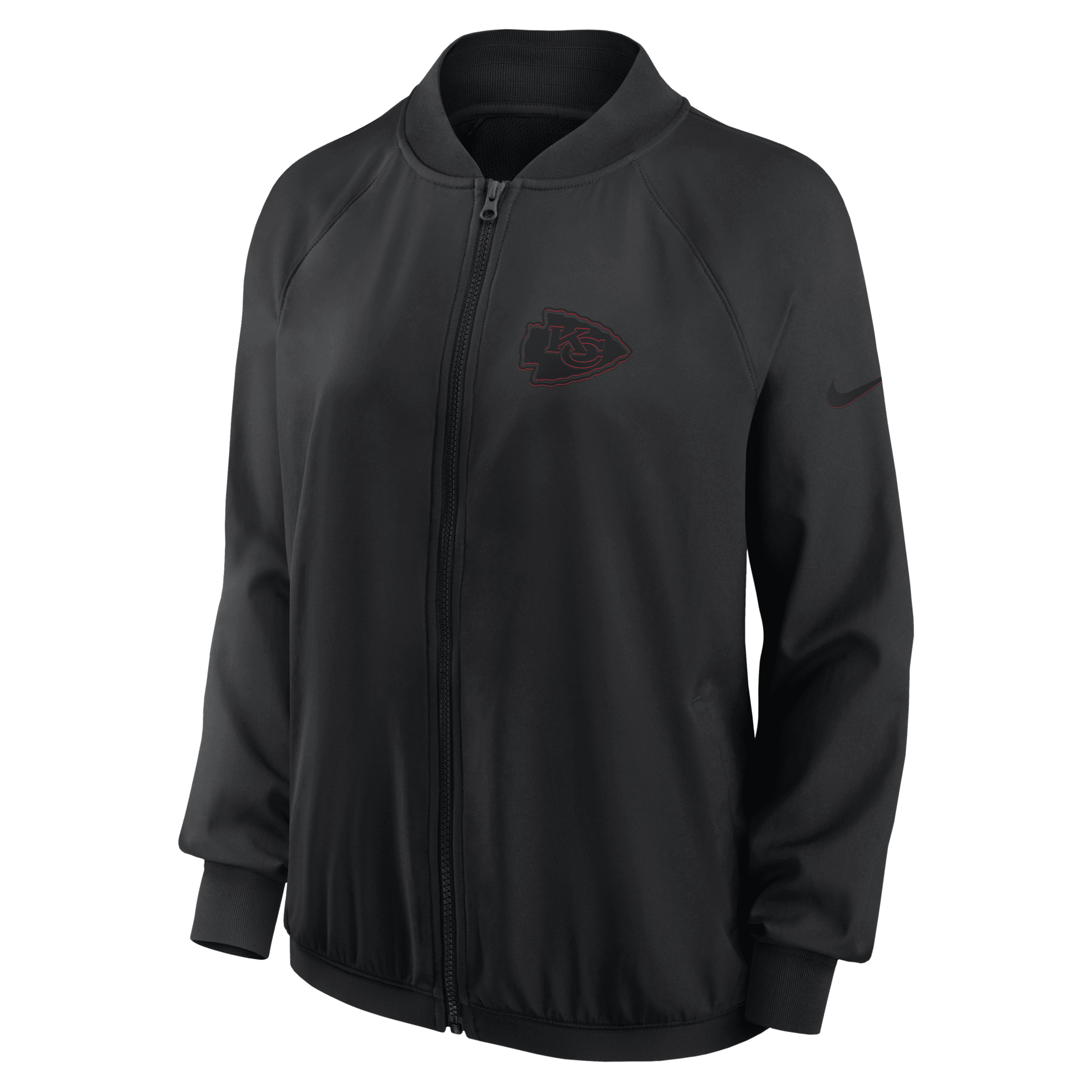 Kansas City Chiefs Nike Women's Dri-FIT NFL Full-Zip Jacket in Black | 01N800A7G-PZR
