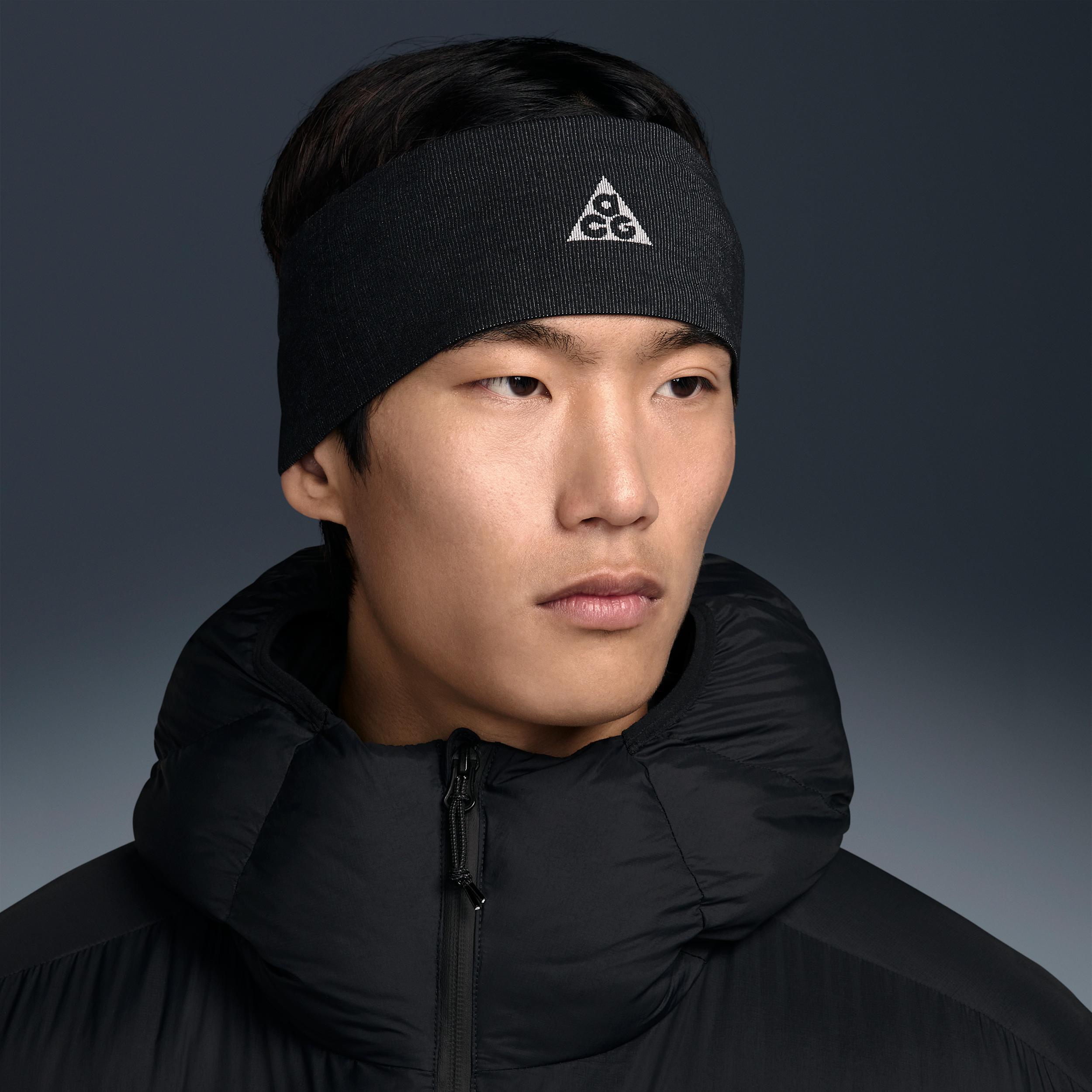 Nike Unisex Acg Dri-fit Uv Protection Lightweight Seamless Headband In Black