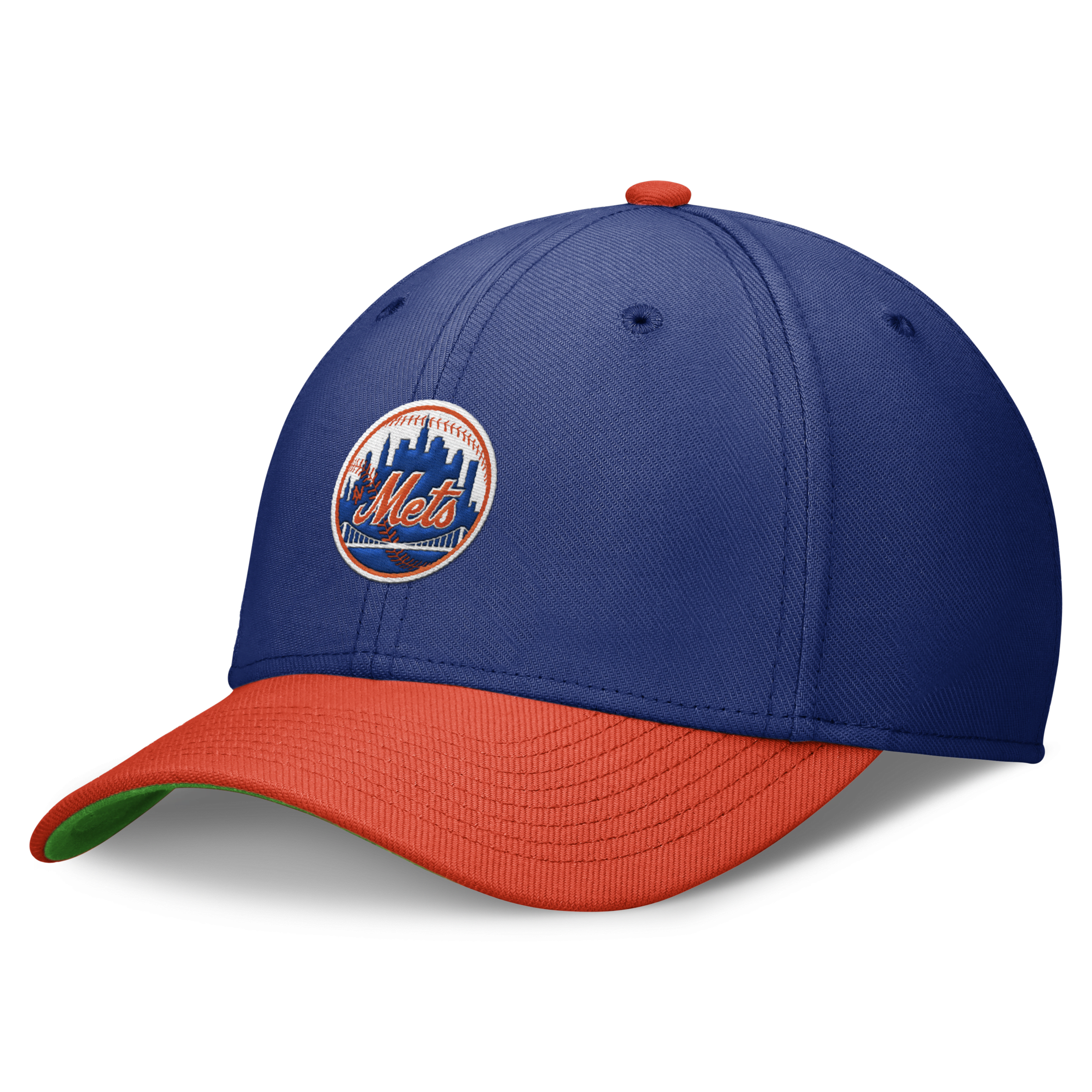Nike New York Mets Rewind Cooperstown Swoosh  Men's Dri-fit Mlb Hat In Blue