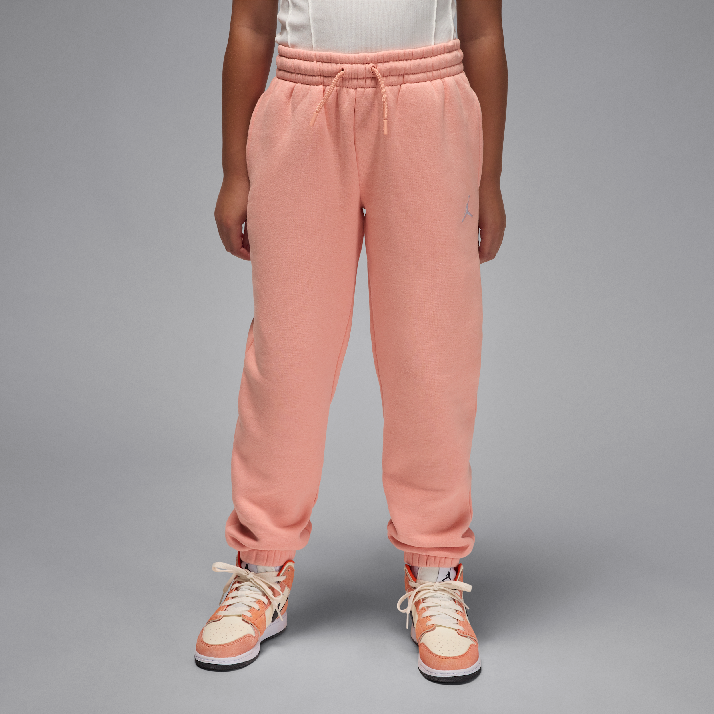 Jordan Brooklyn Fleece Big Kids' Pants In Pink
