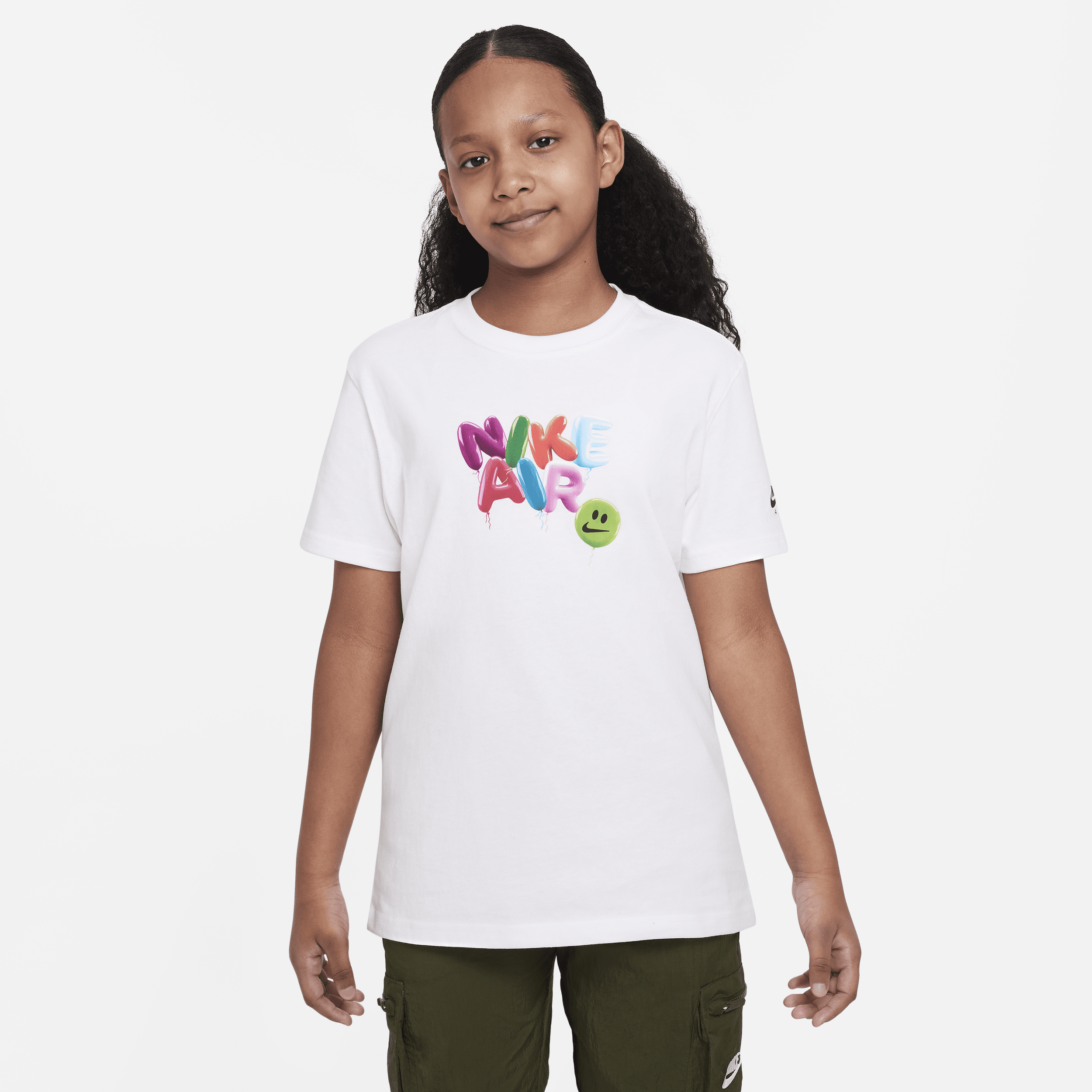 Nike Sportswear Big Kids' T-shirt In White