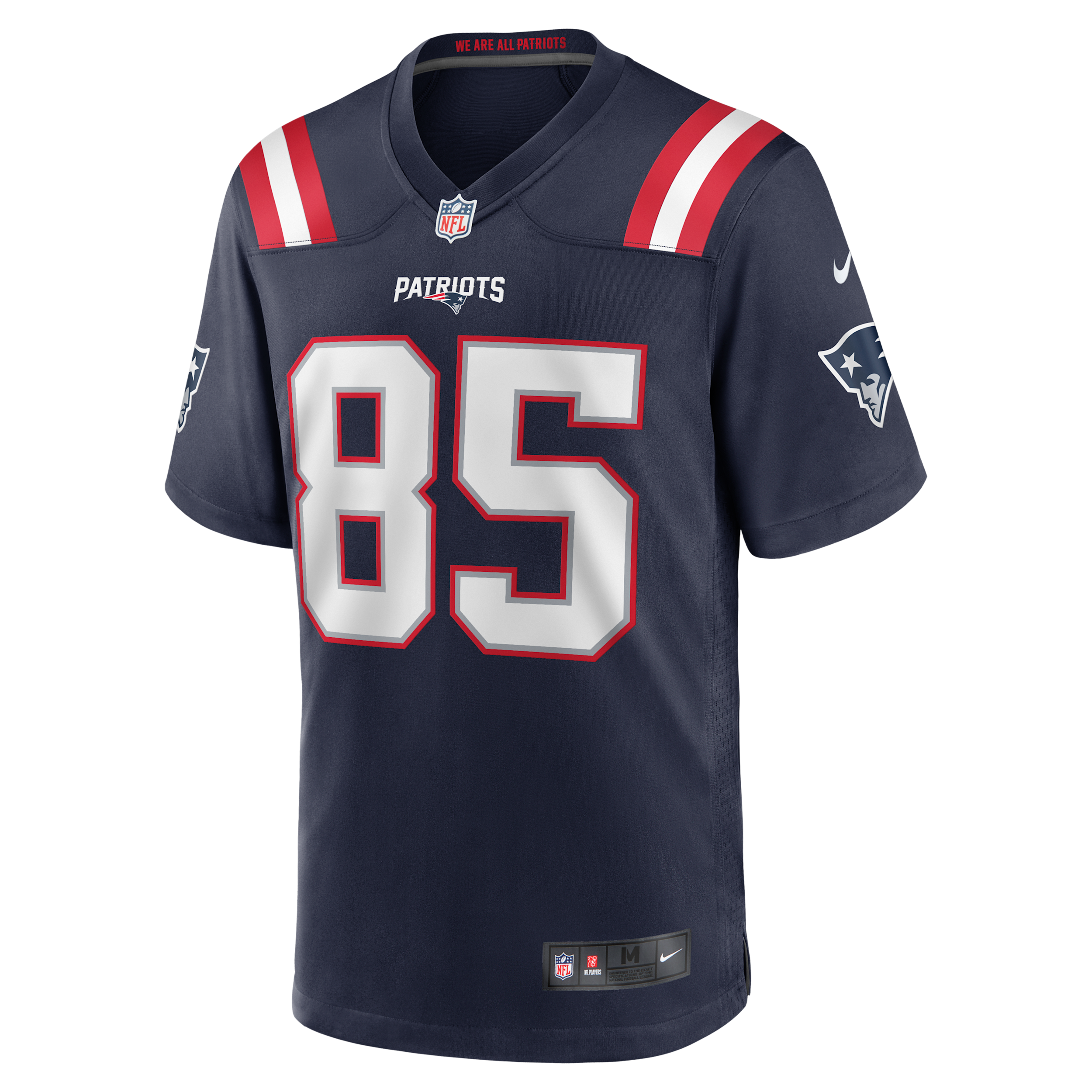 Hunter Henry New England Patriots Nike Men's NFL Game Jersey in Blue | 67NMNPGH8KF-2NZ
