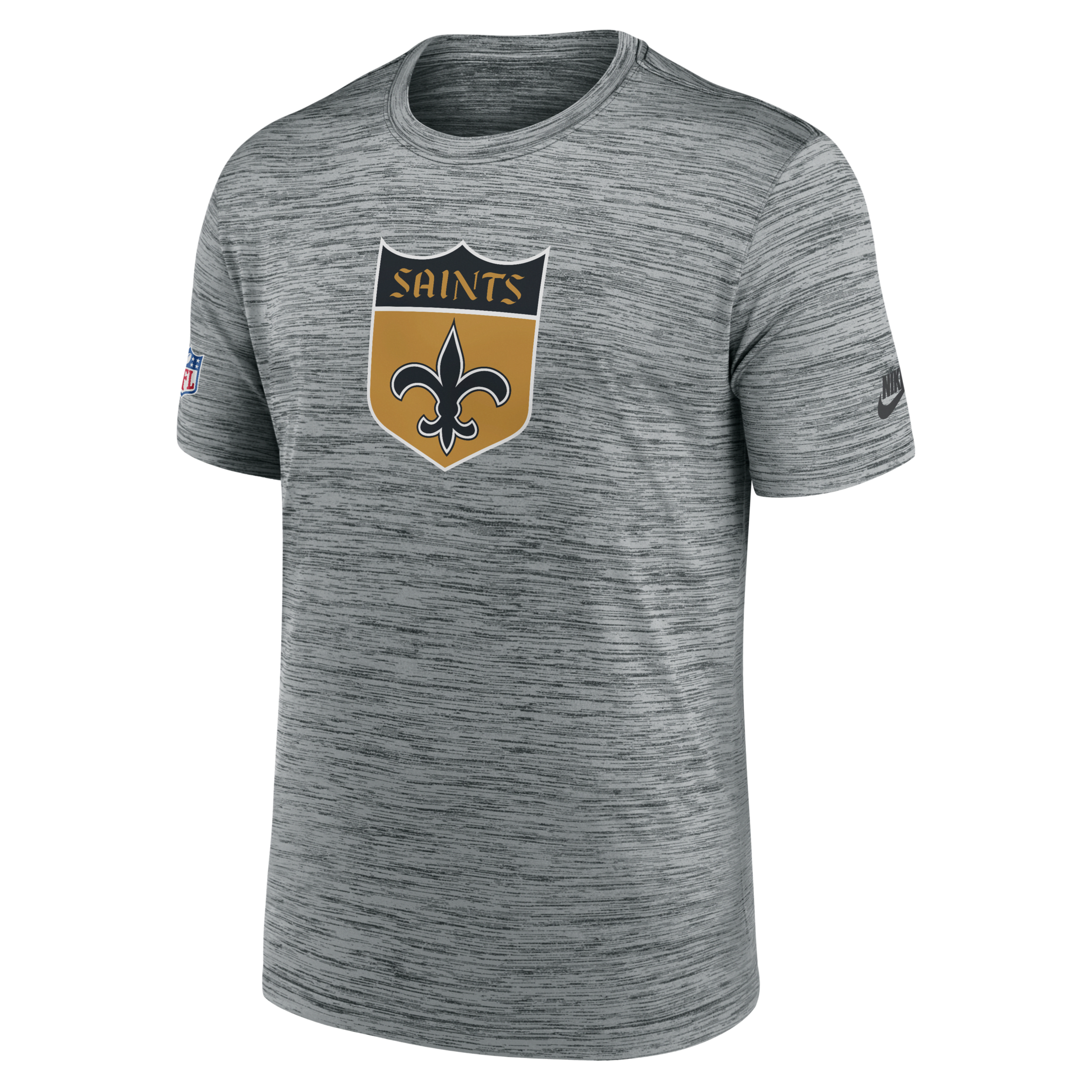 Nike Men's Gray New Orleans Saints Velocity Alternate Logo Performance T-shirt In Grey