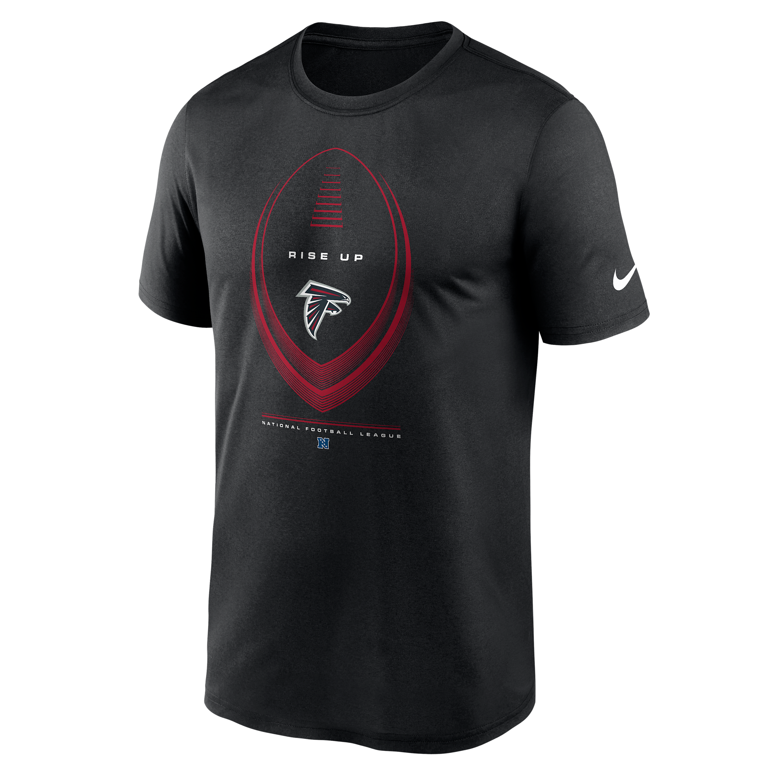 Atlanta Falcons Legend Icon Nike Men's Dri-FIT NFL T-Shirt in Black | NKGK00A96-NDB