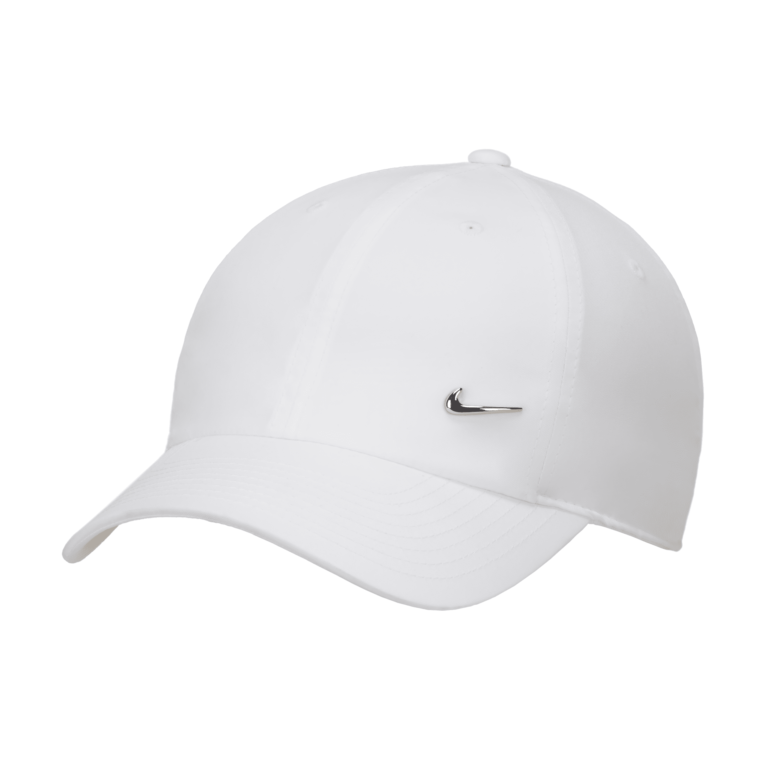 Nike Unisex Adult Metal Swoosh Cap In White