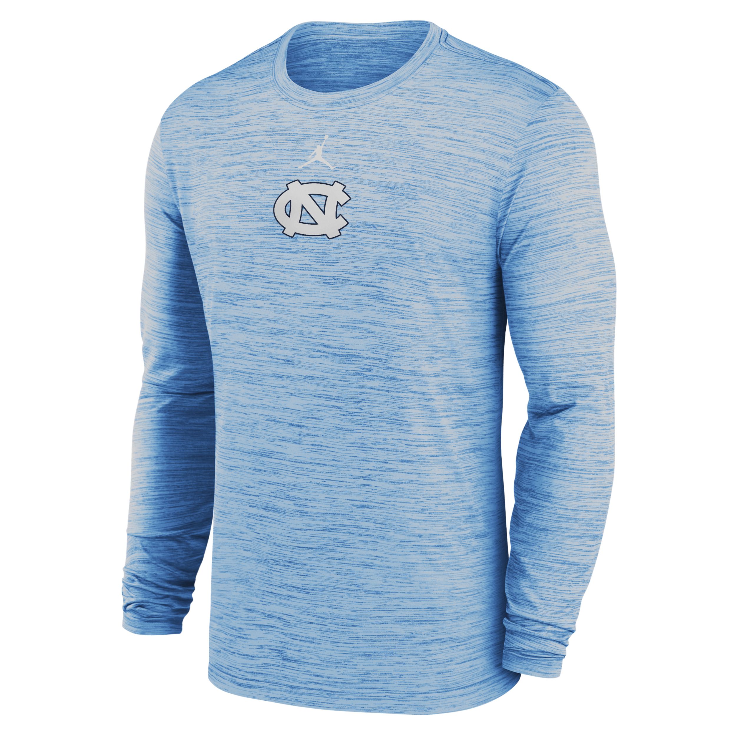 Jordan Men's Carolina Blue North Carolina Tar Heels 2025 Sideline Velocity Performance Long Sleeve T-shirt In Blue