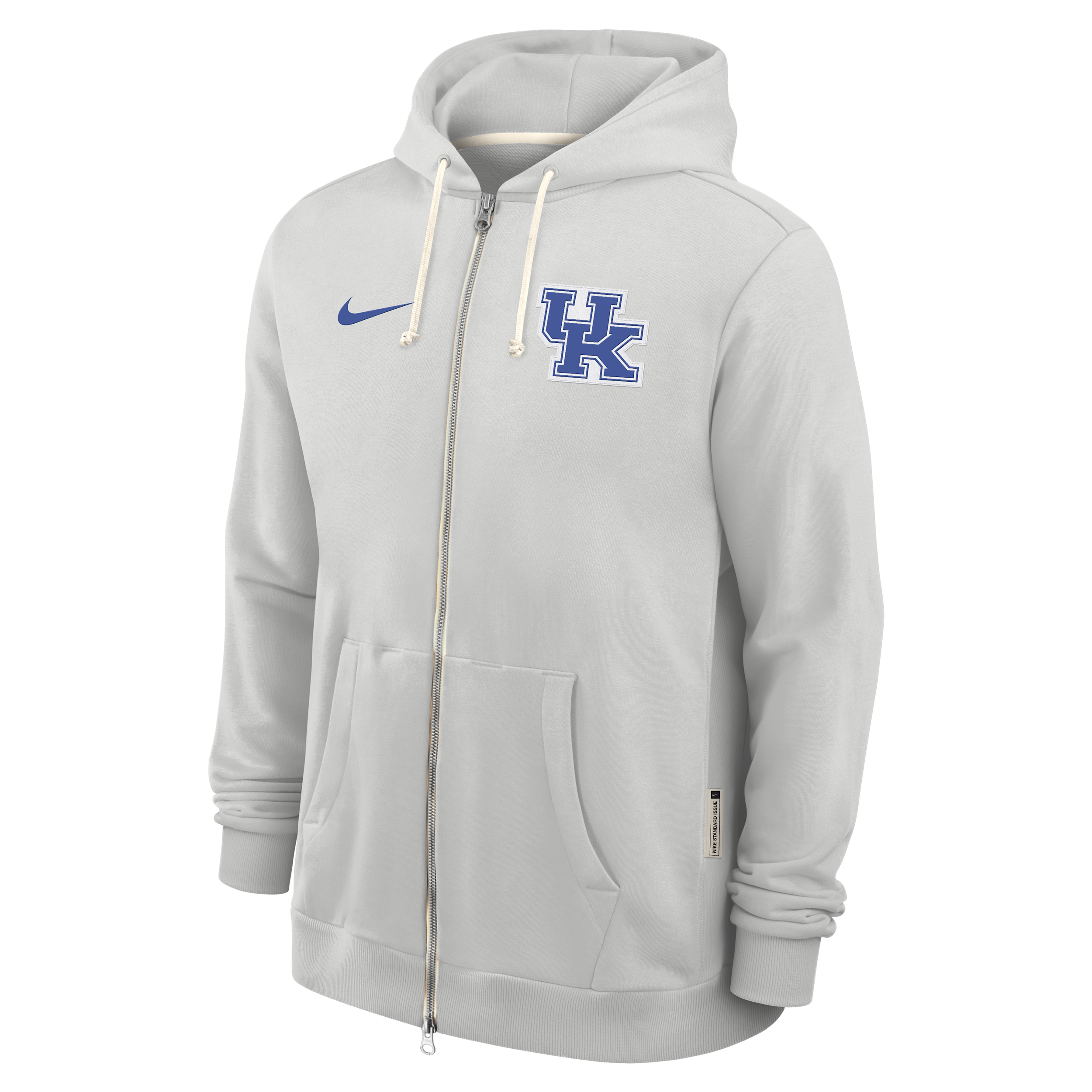 Nike Kentucky Sideline  Men's Dri-fit College Full-zip Hoodie In Gray
