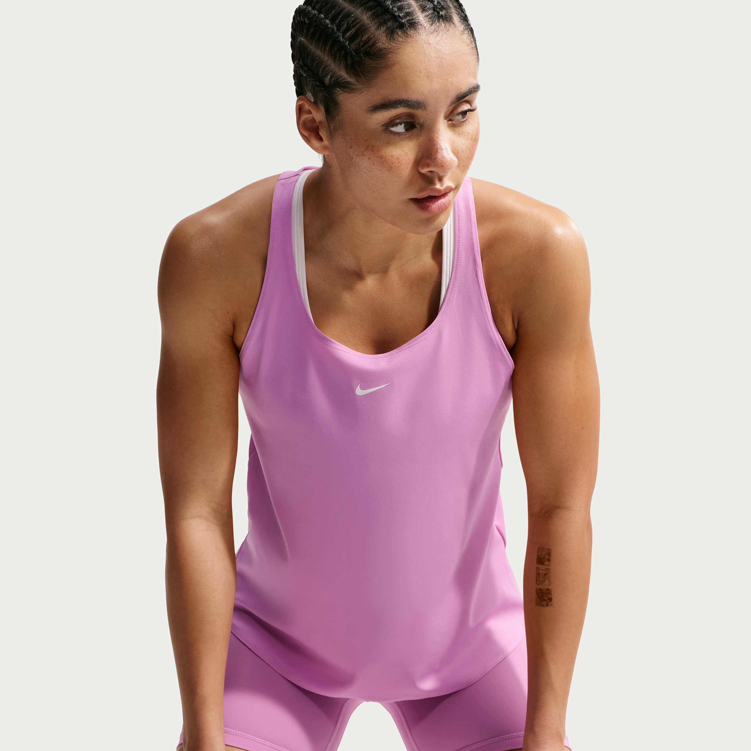 Women's Nike Pro Dri-FIT Tank Top in Purple | IB9900-503