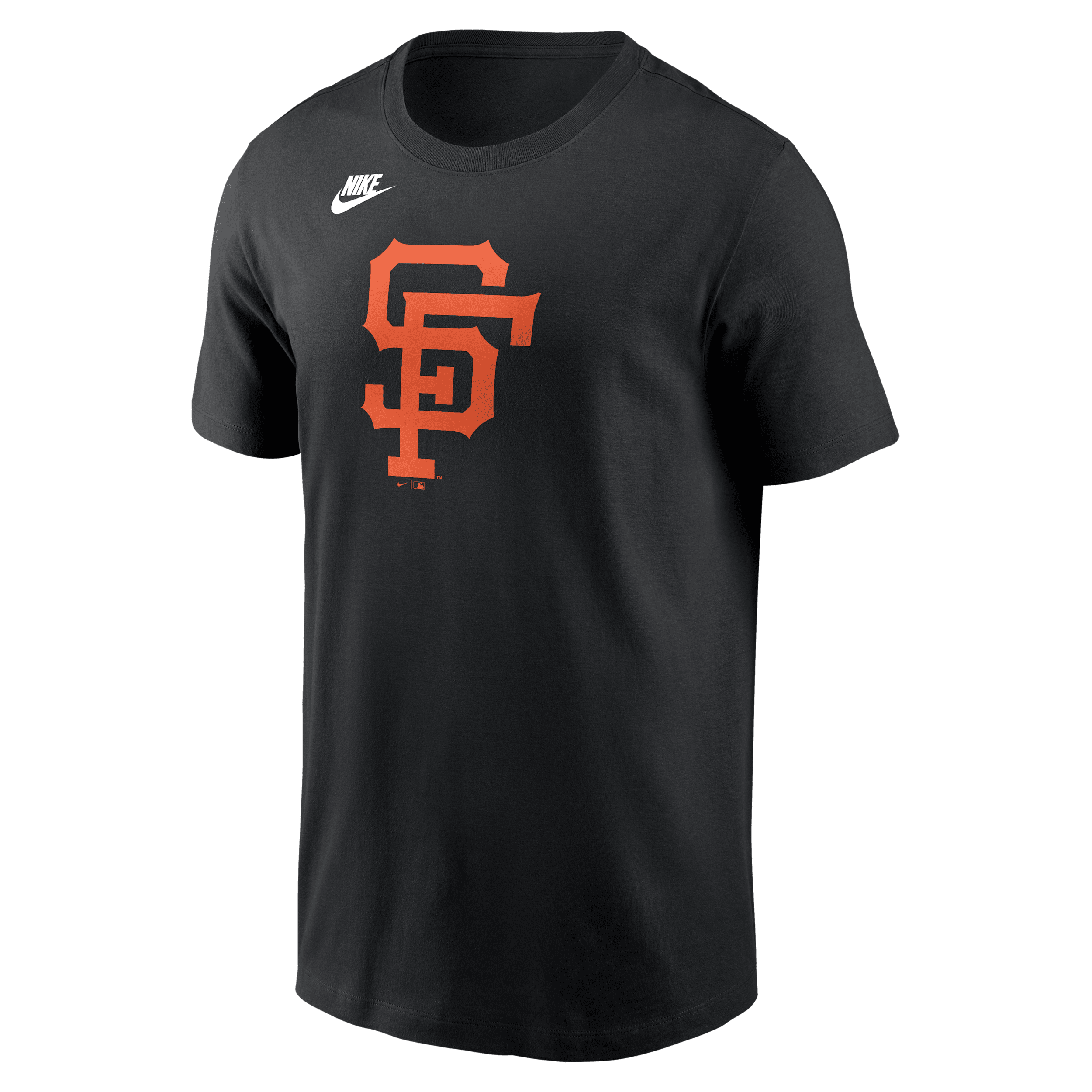 San Francisco Giants Cooperstown Team Logo Nike Men's MLB T-Shirt in Black | N19900AG83-UTY