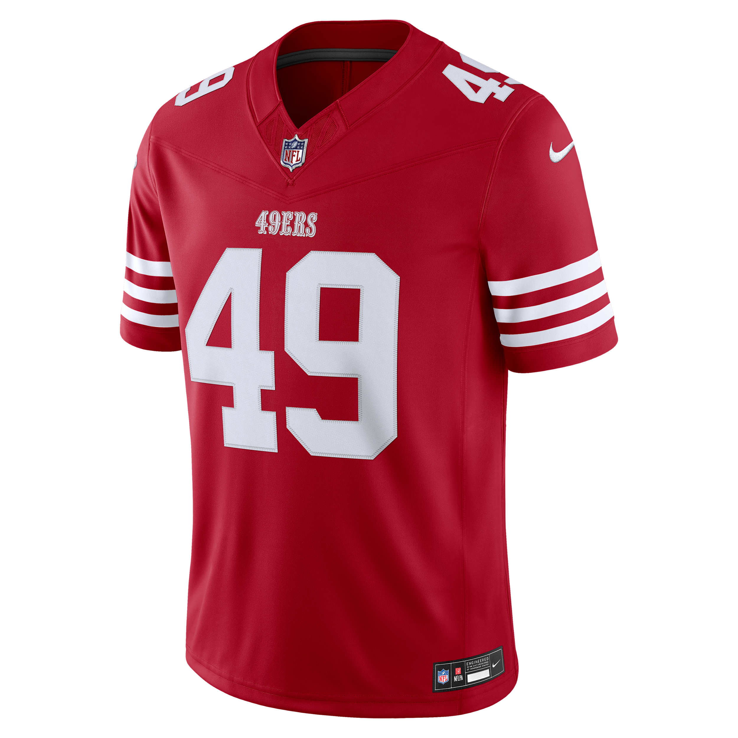 The Faithful San Francisco 49ers Nike Men's Dri-FIT NFL Stitched Limited Jersey in Red | 37NMSALH9B-97W