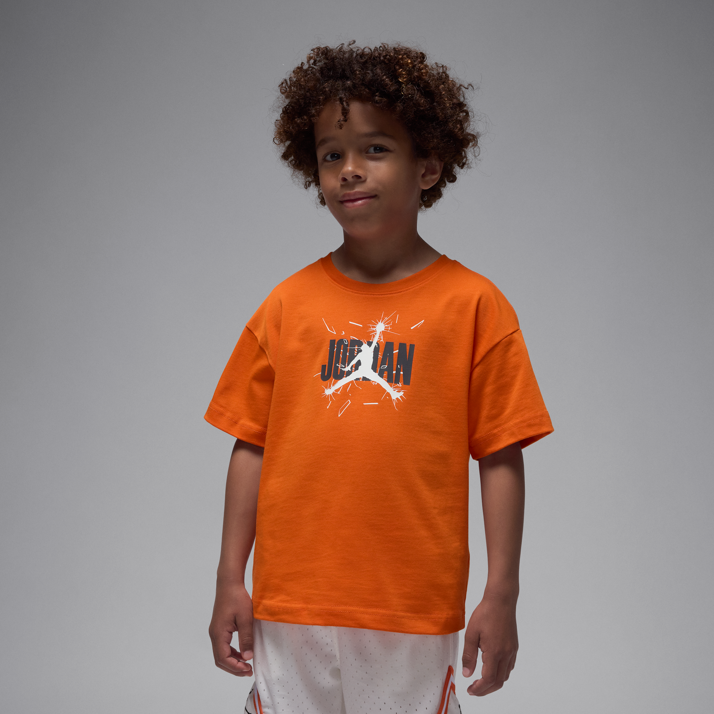 Jordan Boys  85 Shatter Short Sleeve T-shirt In Orange