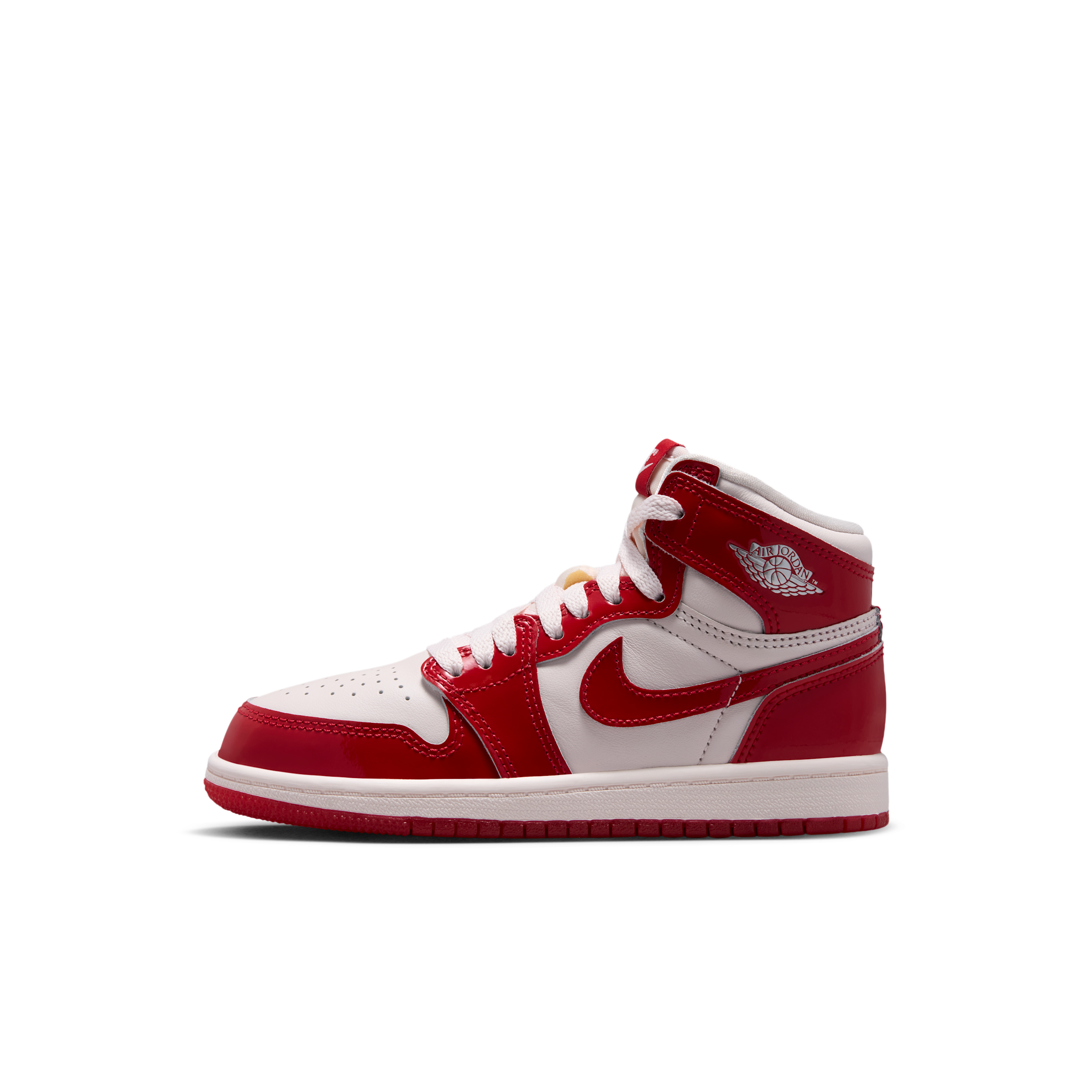 Jordan 1 Retro High OG "Nails and Grails" Little Kids' Shoes in Red | FD2597-601