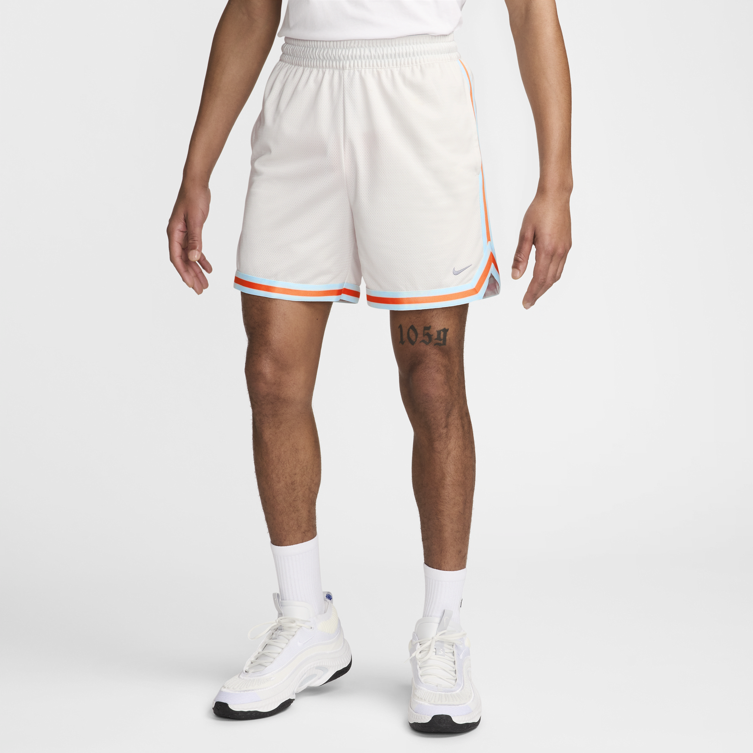 Shop Nike Men's Dna Dri-fit 6" Basketball Shorts In Grey