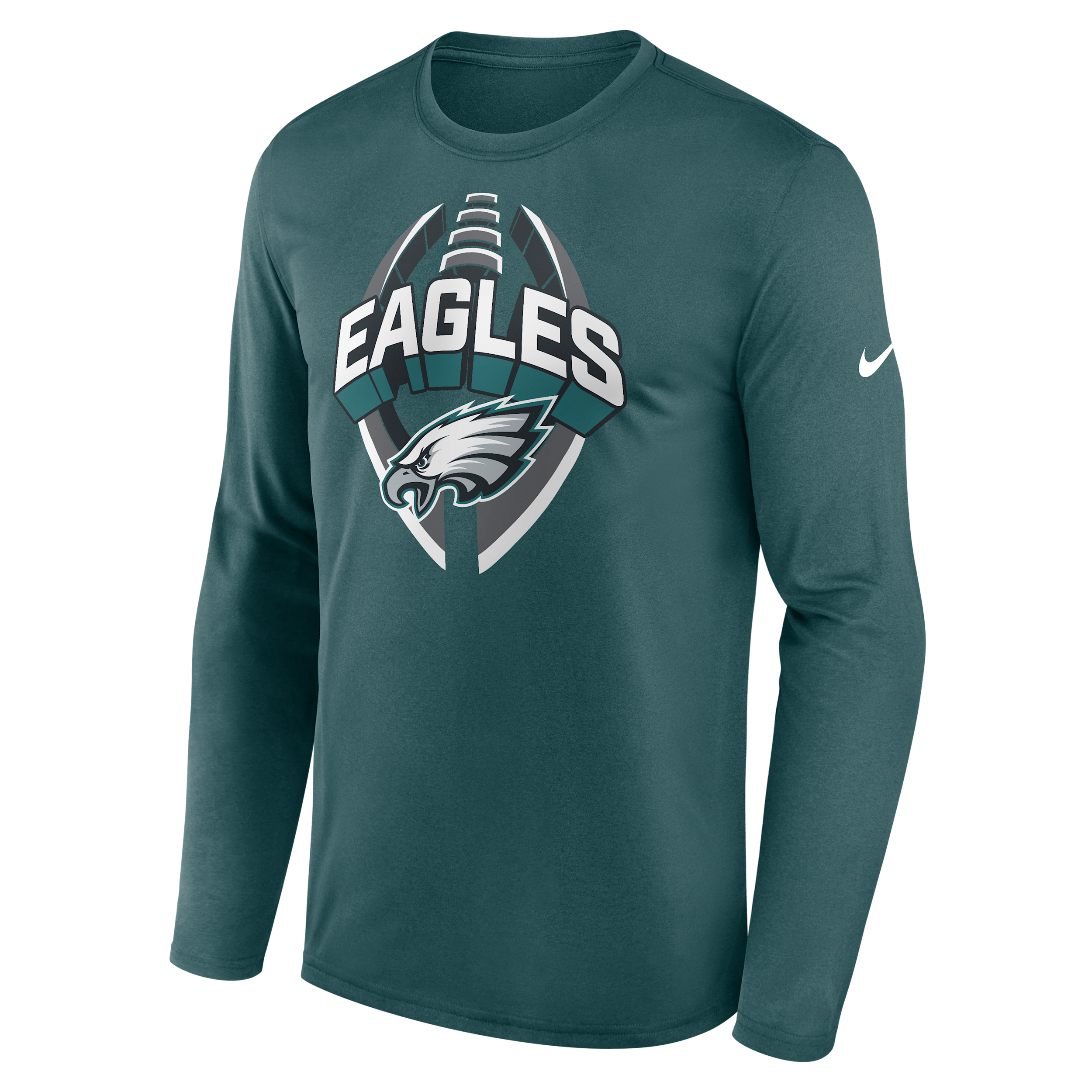 Nike Philadelphia Eagles Legend Icon  Men's Dri-fit Nfl Long-sleeve T-shirt In Green