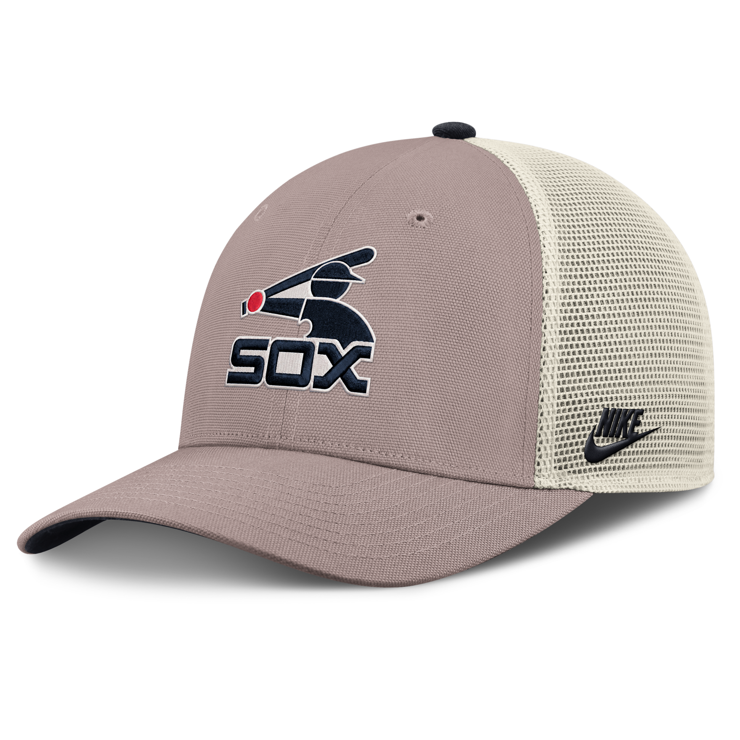 Chicago White Sox Cooperstown Rise Nike Men's MLB Adjustable Trucker Hat in Brown | NB1L0M6HCWS-L4S