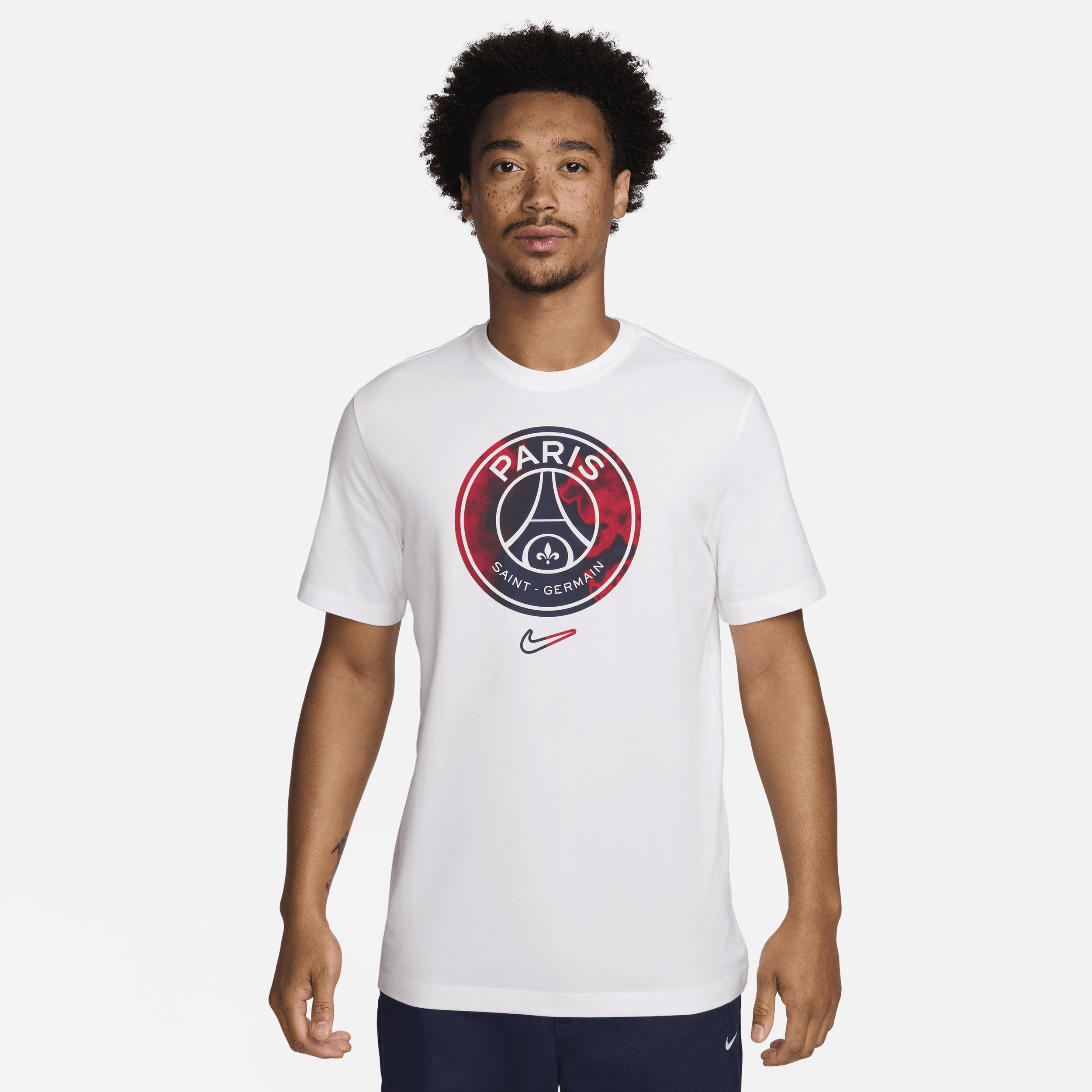 Nike Paris Saint-germain  Men's Soccer T-shirt In White