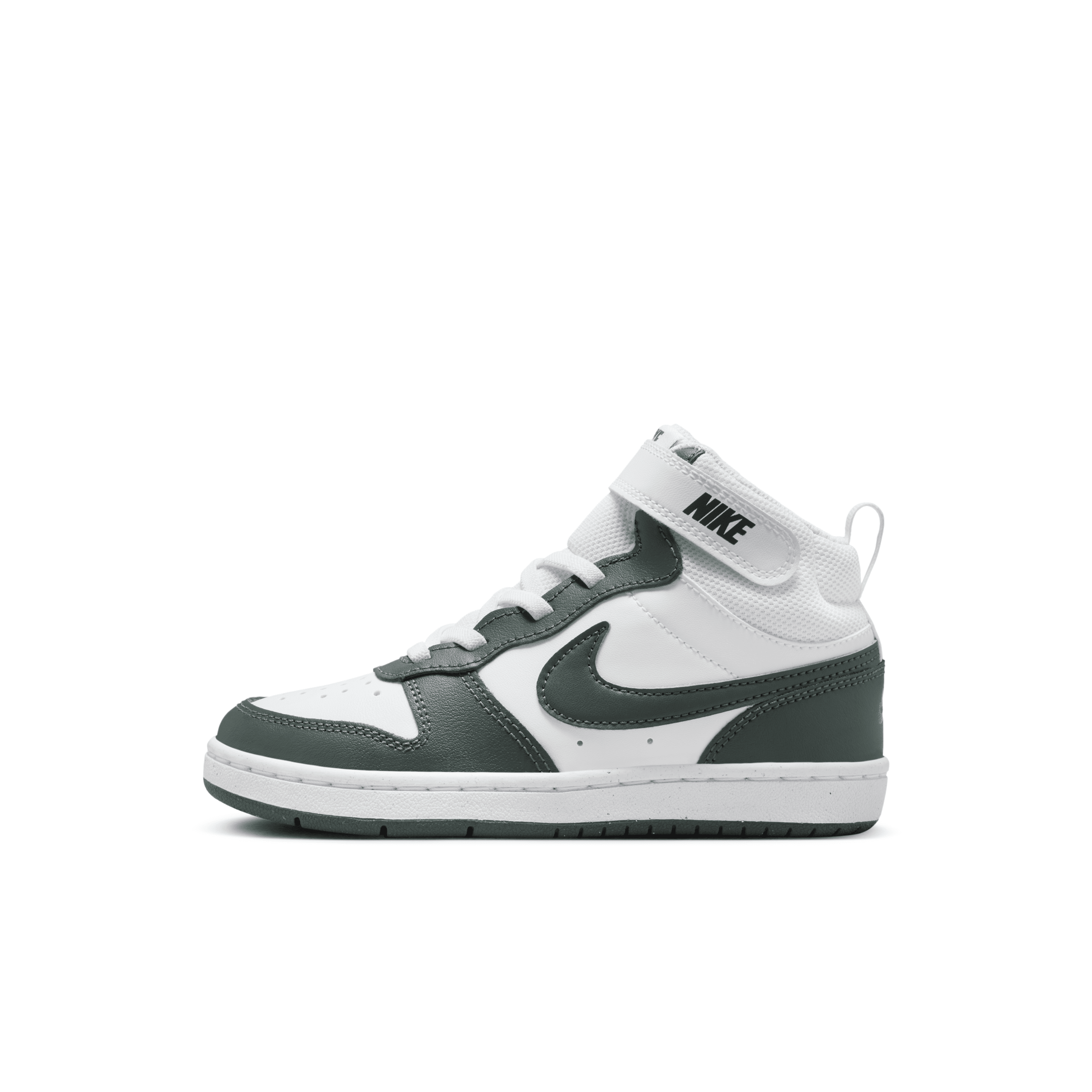 Nike Court Borough Mid 2 Little Kids' Shoes In White