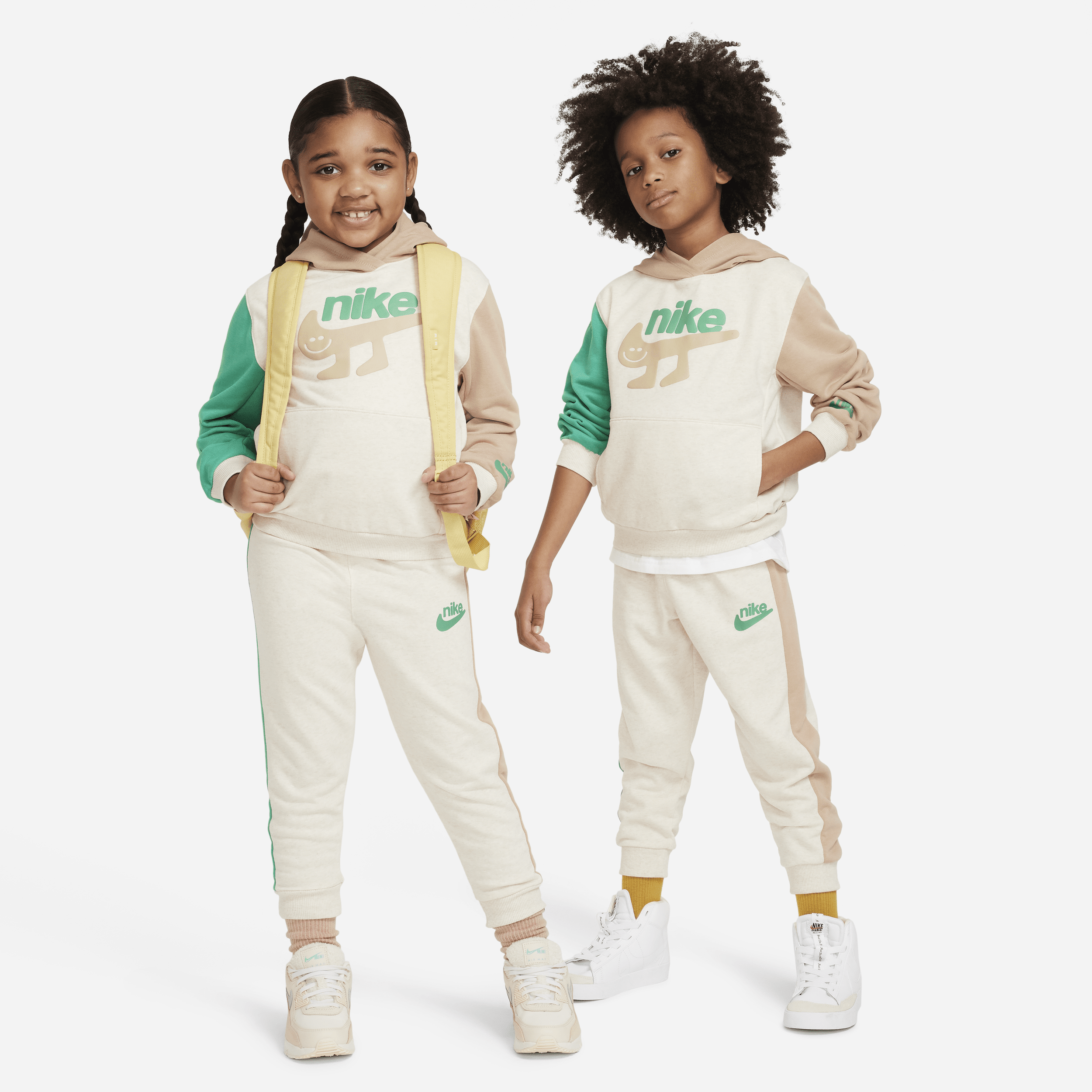 Nike Little Kids' 2-piece Jogger Pantsset In White