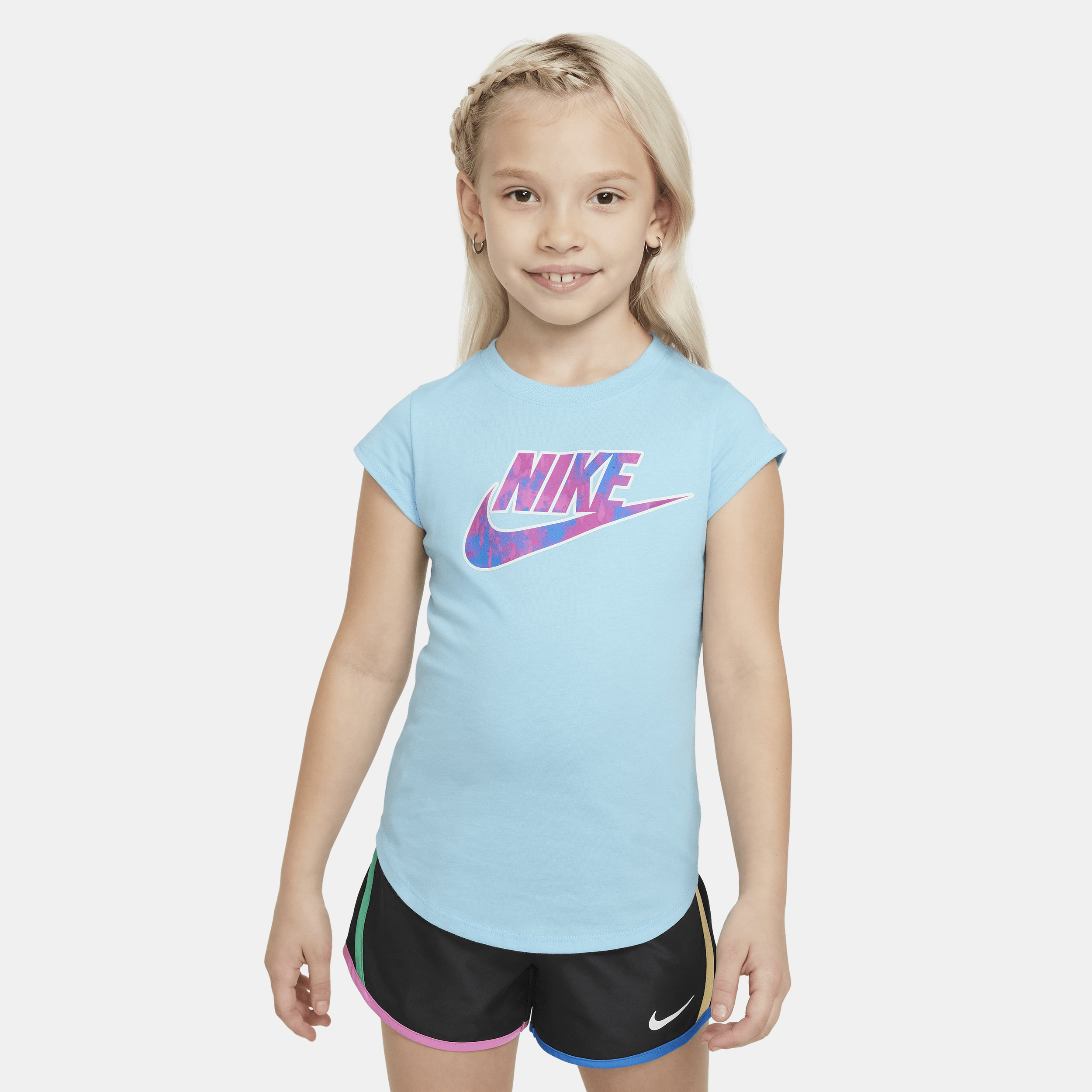 Nike Club Little Kids' Graphic T-shirt In Blue