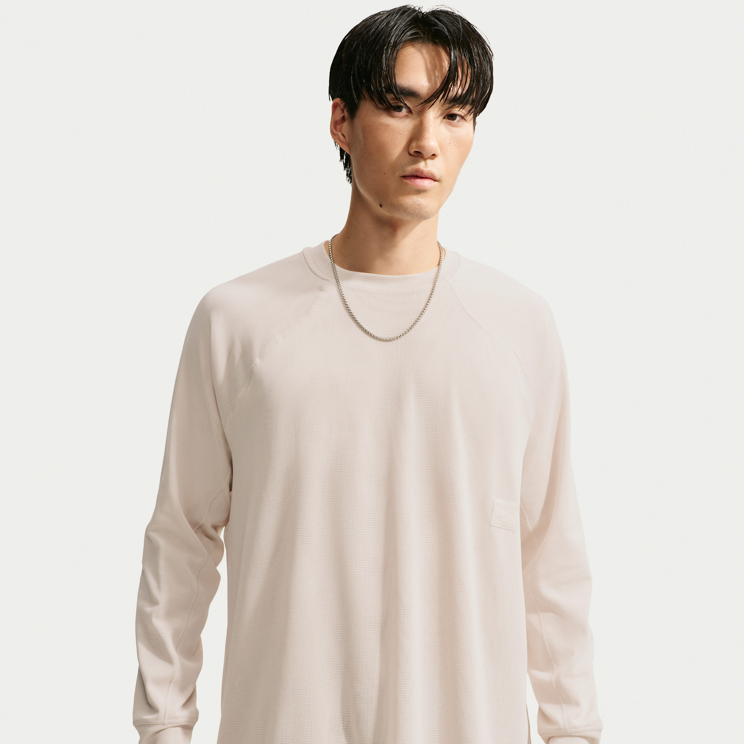 Nike Men's N.A.C. Dri-FIT Long-Sleeve Top, Medium, Lt Orewood Brown
