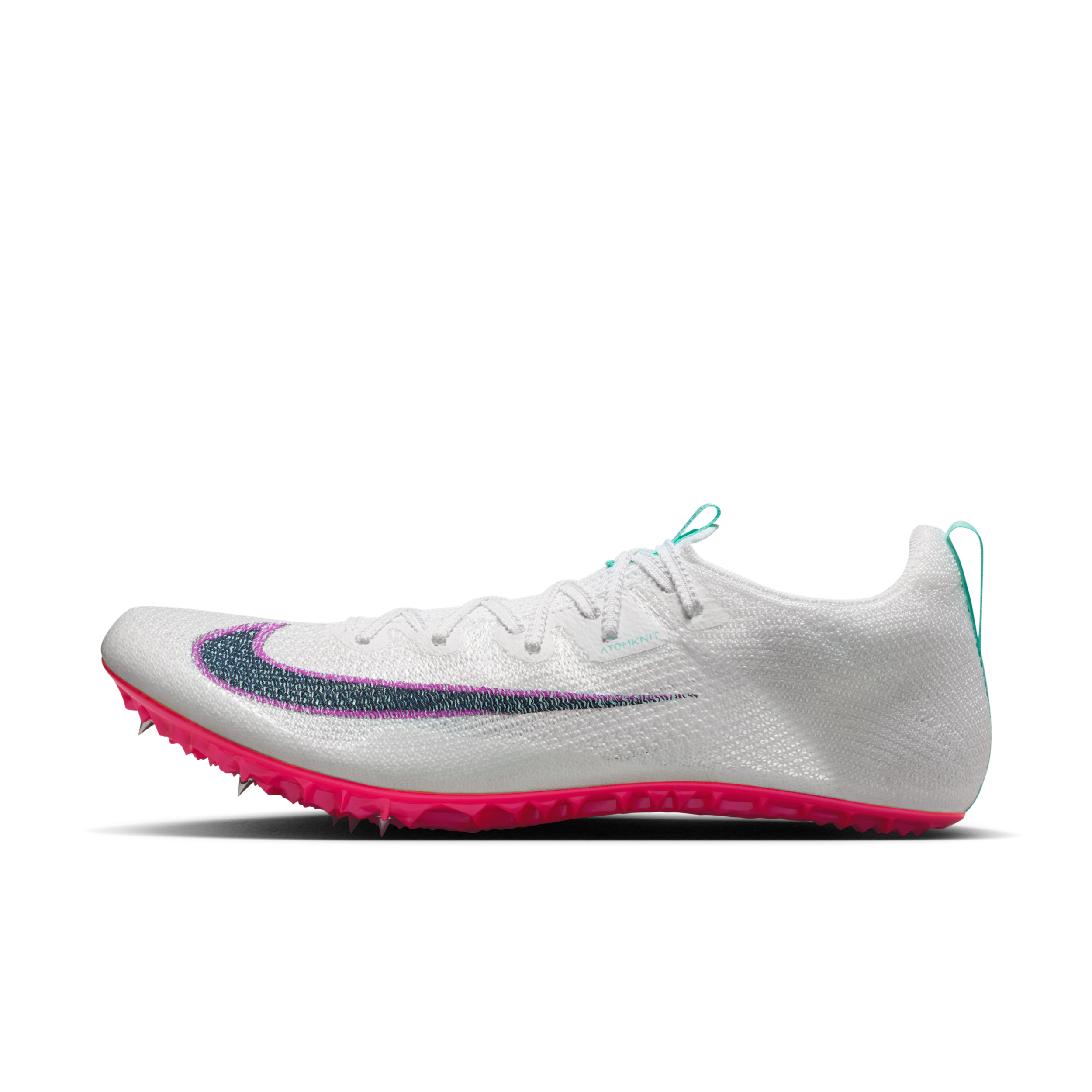 Nike Men's Zoom Superfly Elite 2 Track & Field Sprinting Spikes in White | FZ9662-101