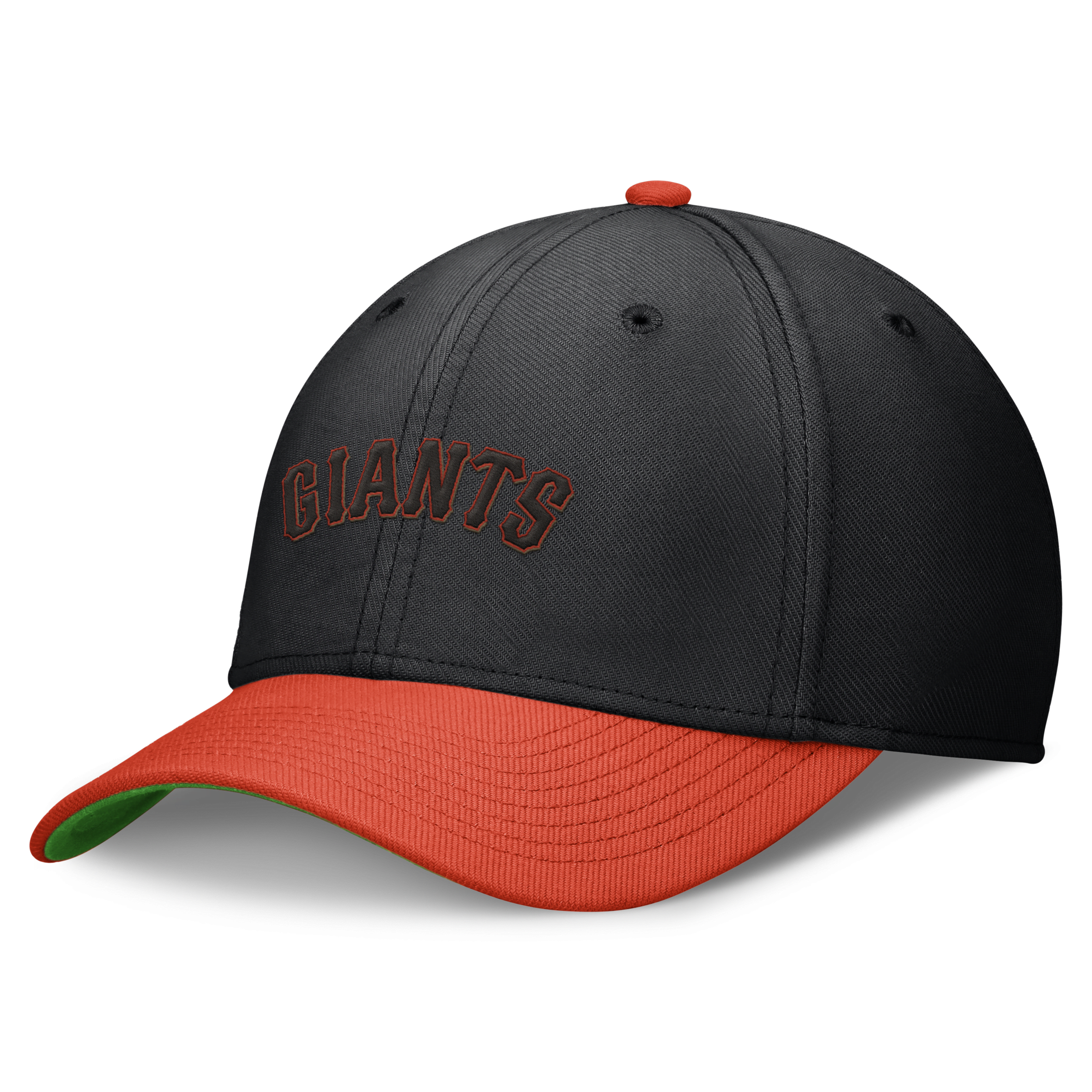 Nike San Francisco Giants Rewind Cooperstown Swoosh  Men's Dri-fit Mlb Hat In Black