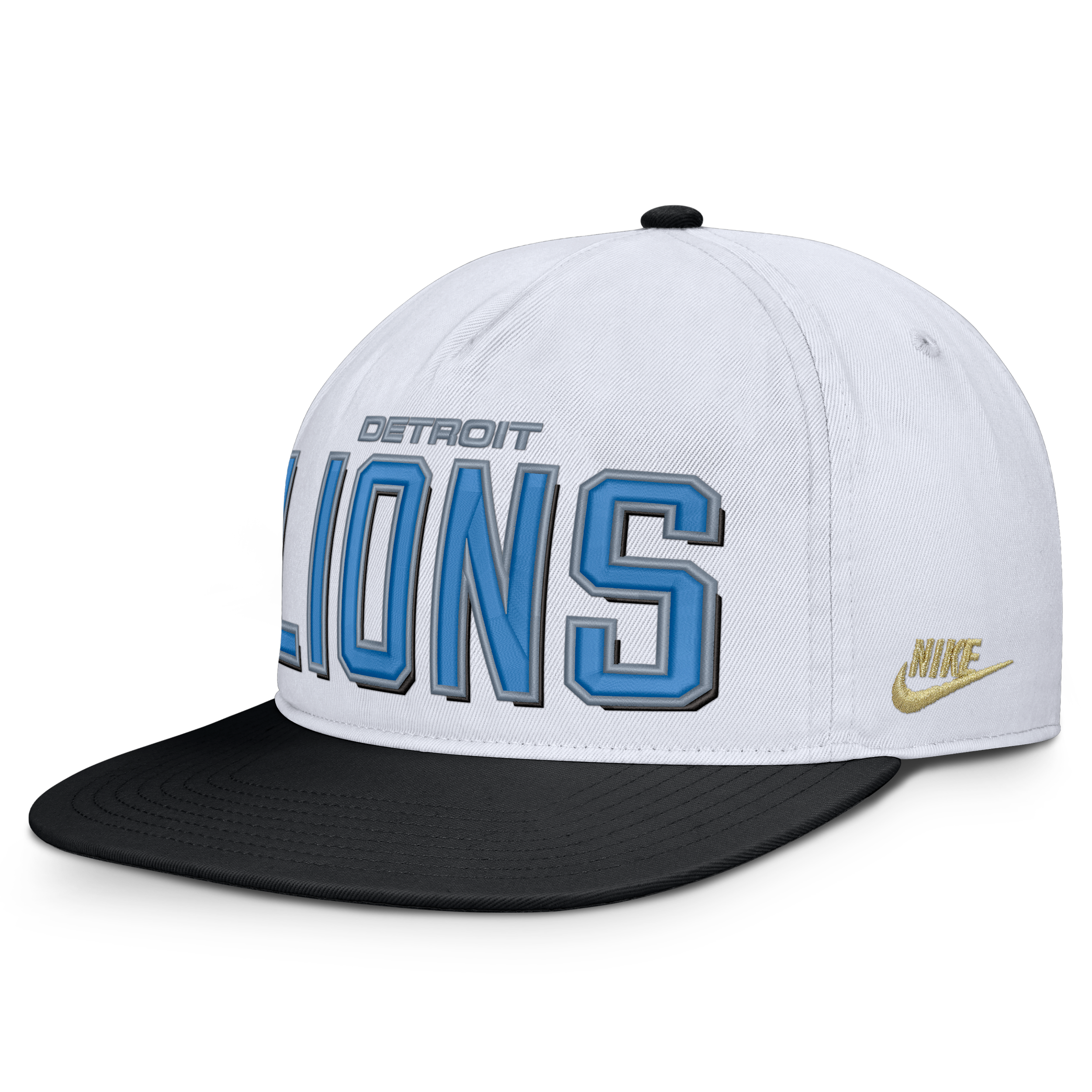 Detroit Lions Pro Nike Men's NFL Adjustable Hat in White | NF57064N9SV-VGY