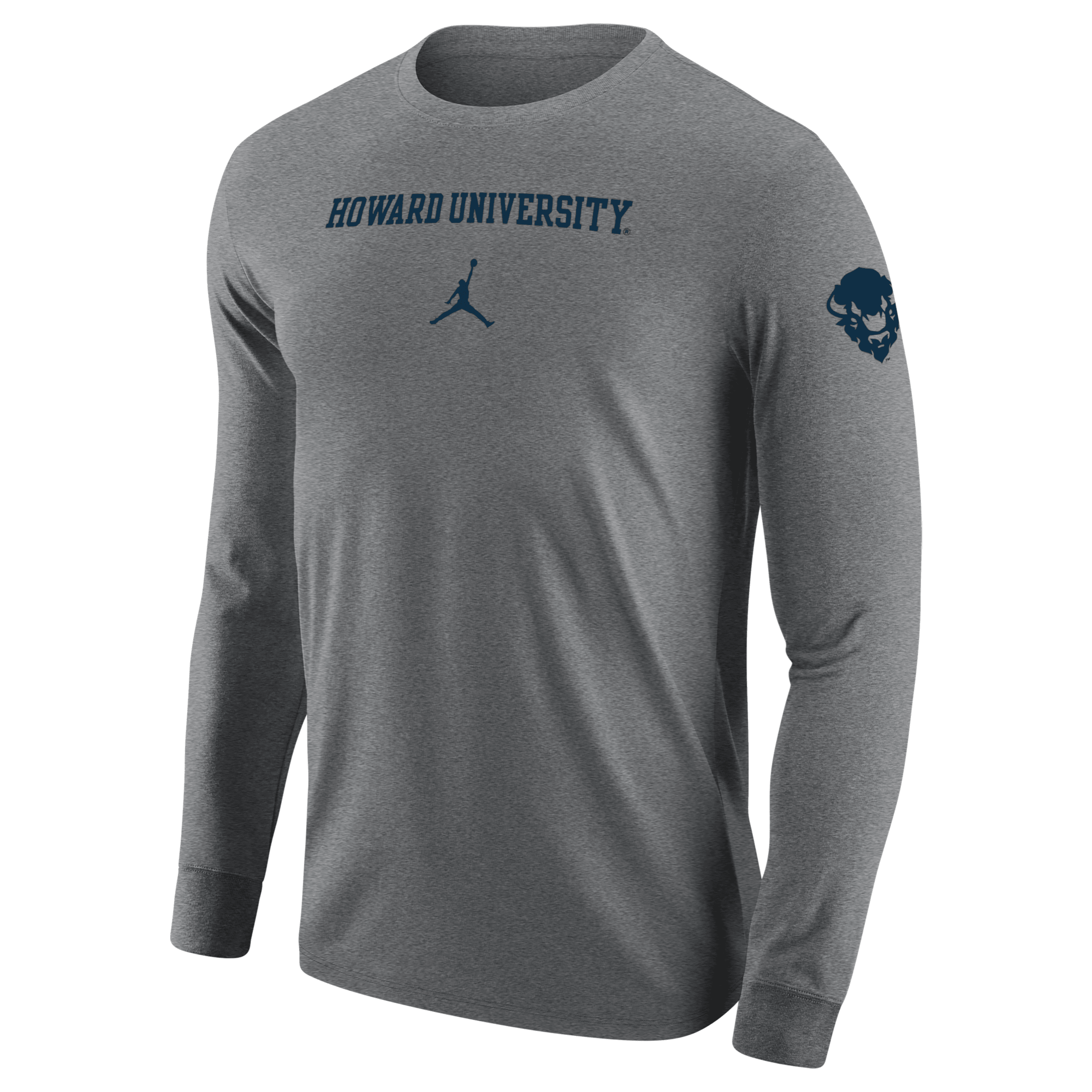 Shop Jordan Howard Nike Men's College Long-sleeve T-shirt In Grey