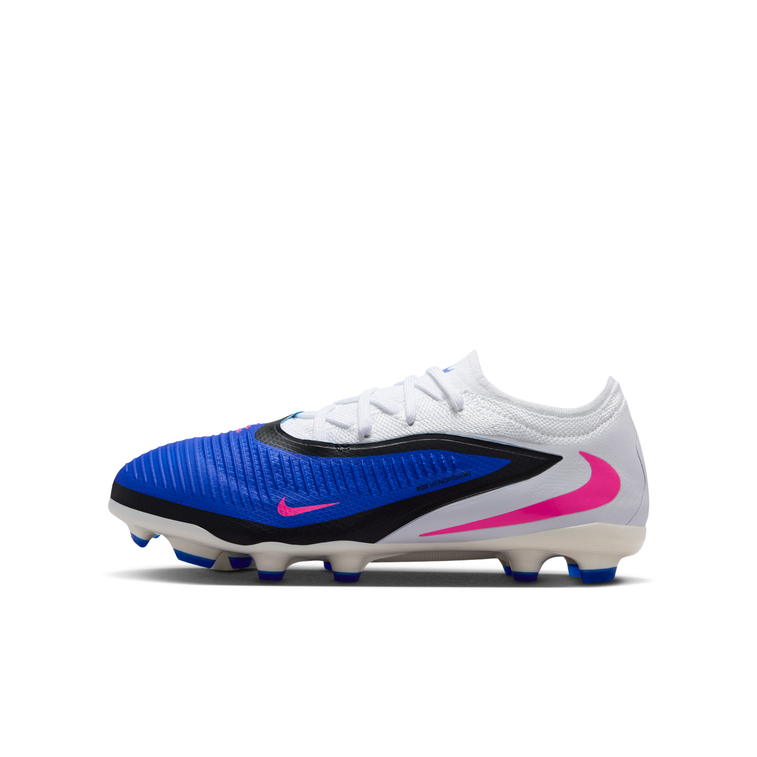 Nike Jr. Phantom 6 Low Pro Big Kids' Multi-Ground Soccer Cleats in Blue | HM9204-446
