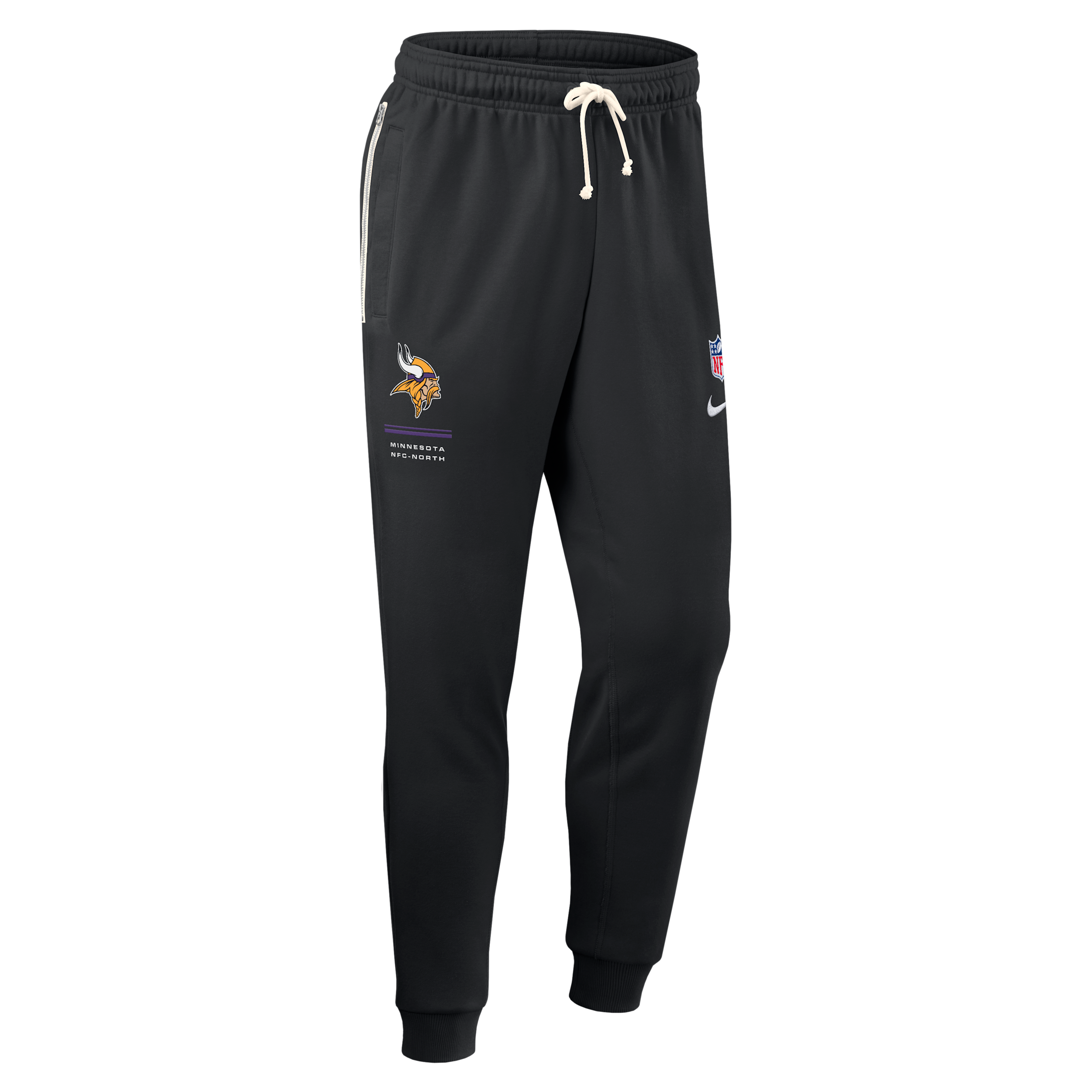 Minnesota Vikings Sideline Standard Issue Nike Men's Dri-FIT NFL Taper Pants in Black | 03B000A9M-HBY