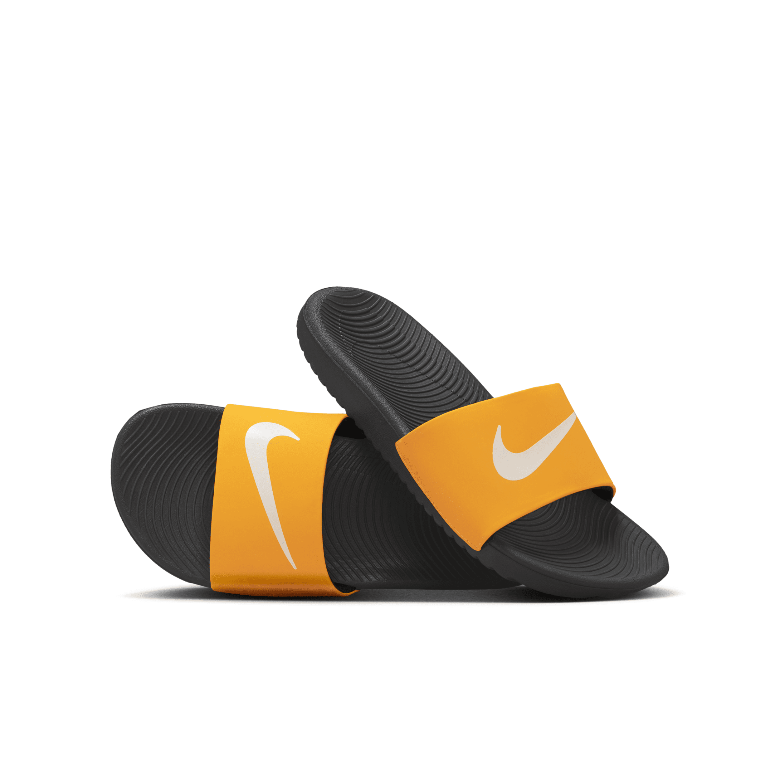 Nike Babies' Kawa Little/big Kids' Slides In Orange