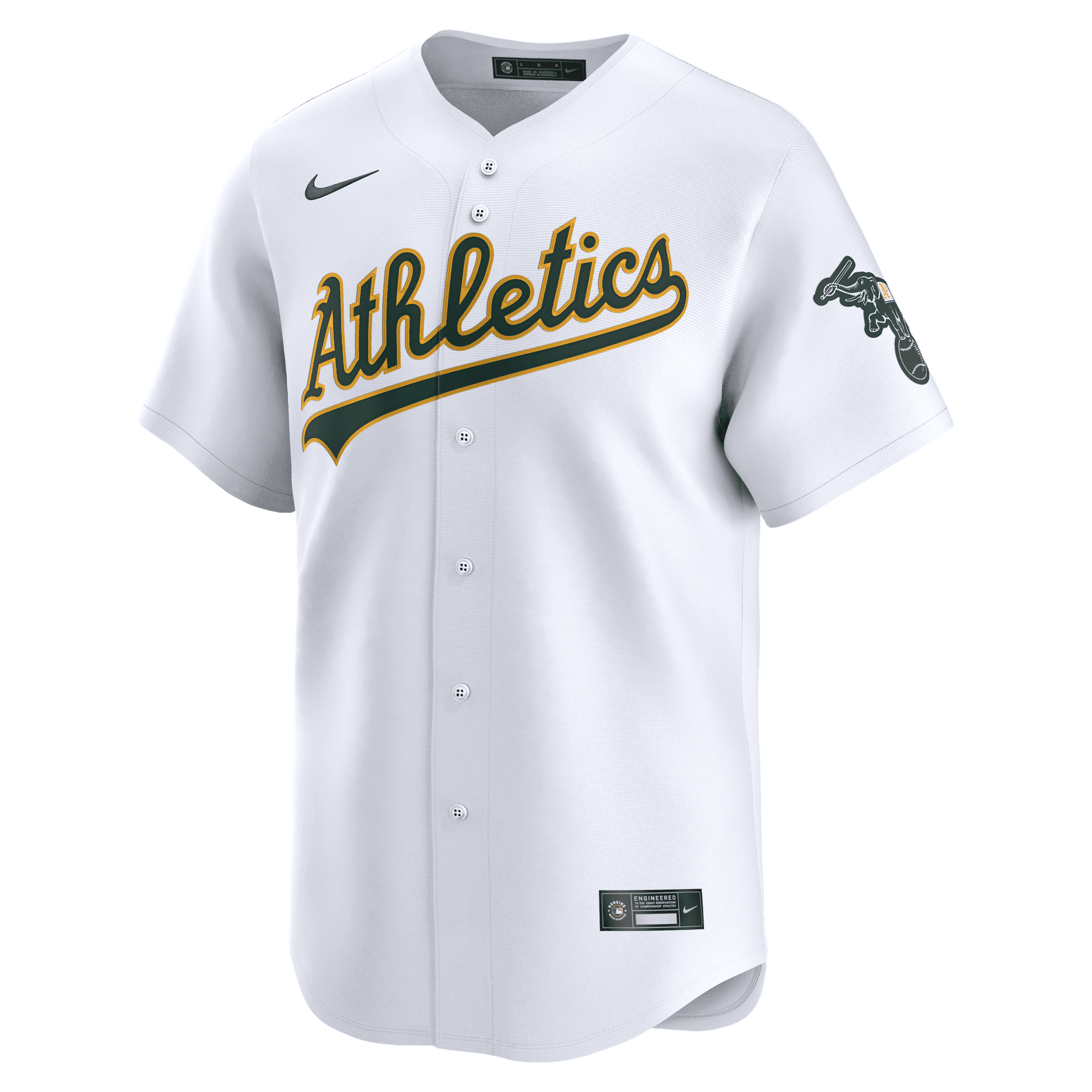 Zack Gelof Athletics Nike Men's Dri-FIT ADV MLB Limited Jersey in White | T7LMFZHOFZ-L23