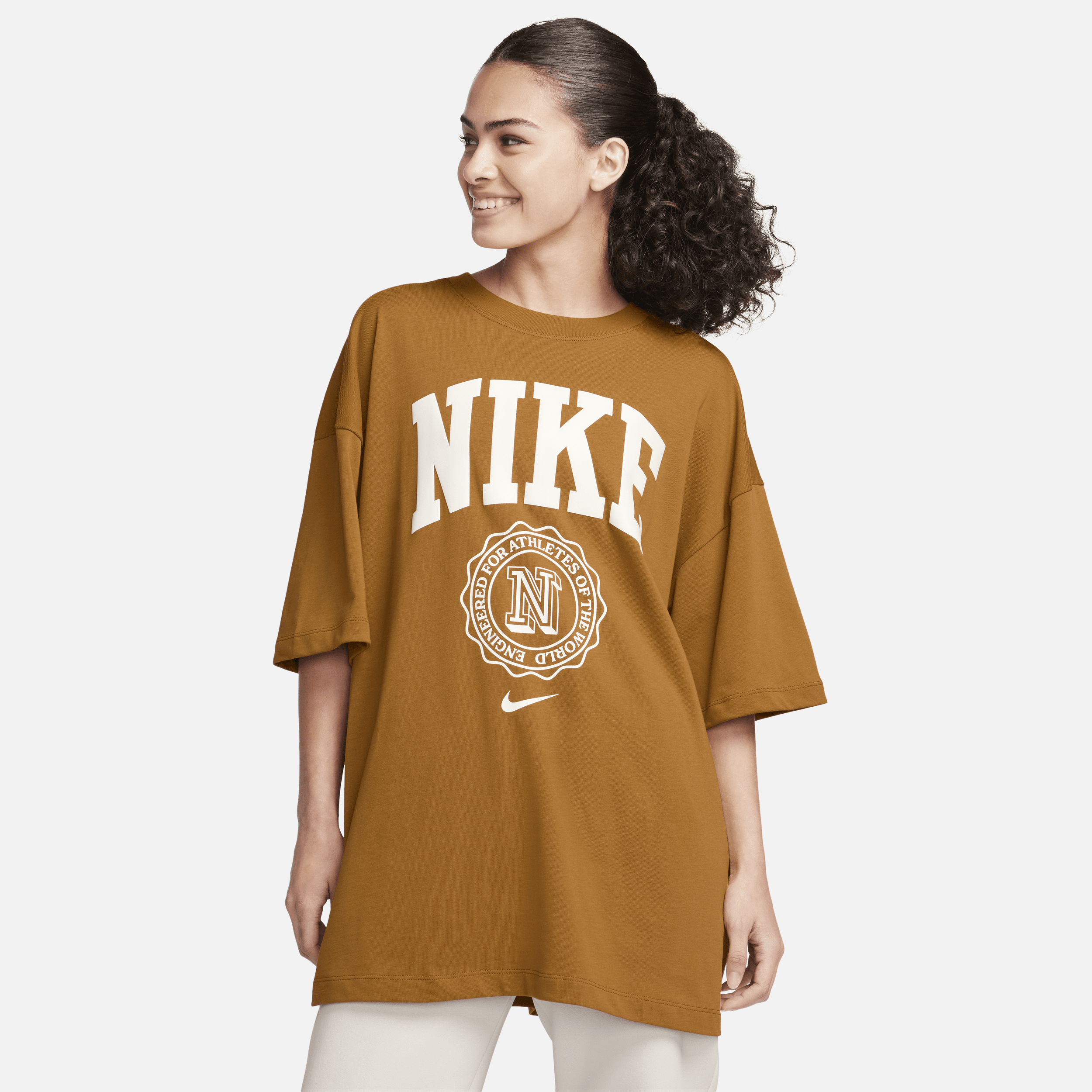 Nike Women's  Sportswear Essentials T-shirt In Brown
