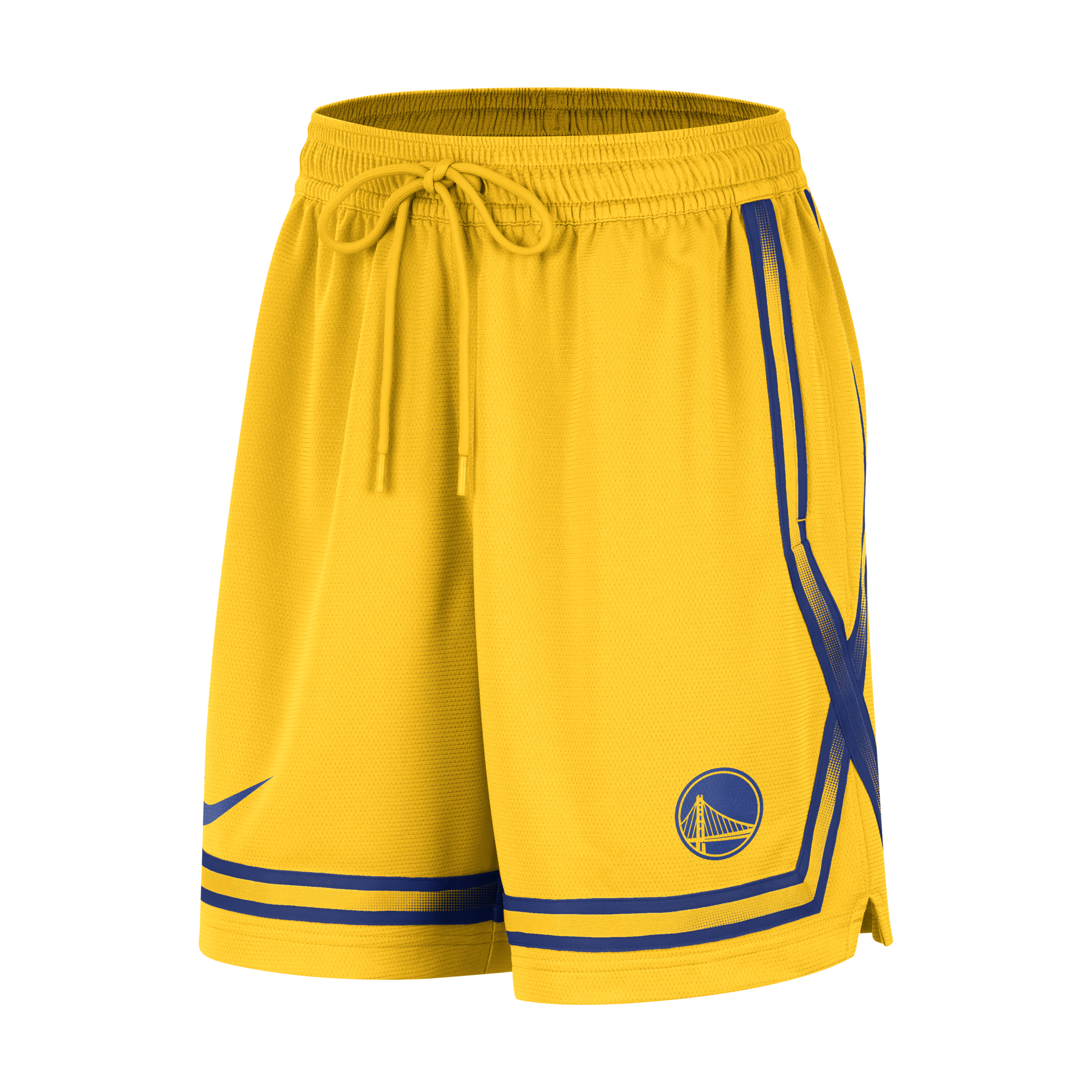 Nike Golden State Warriors Fly Crossover  Women's Dri-fit Nba Shorts In Yellow