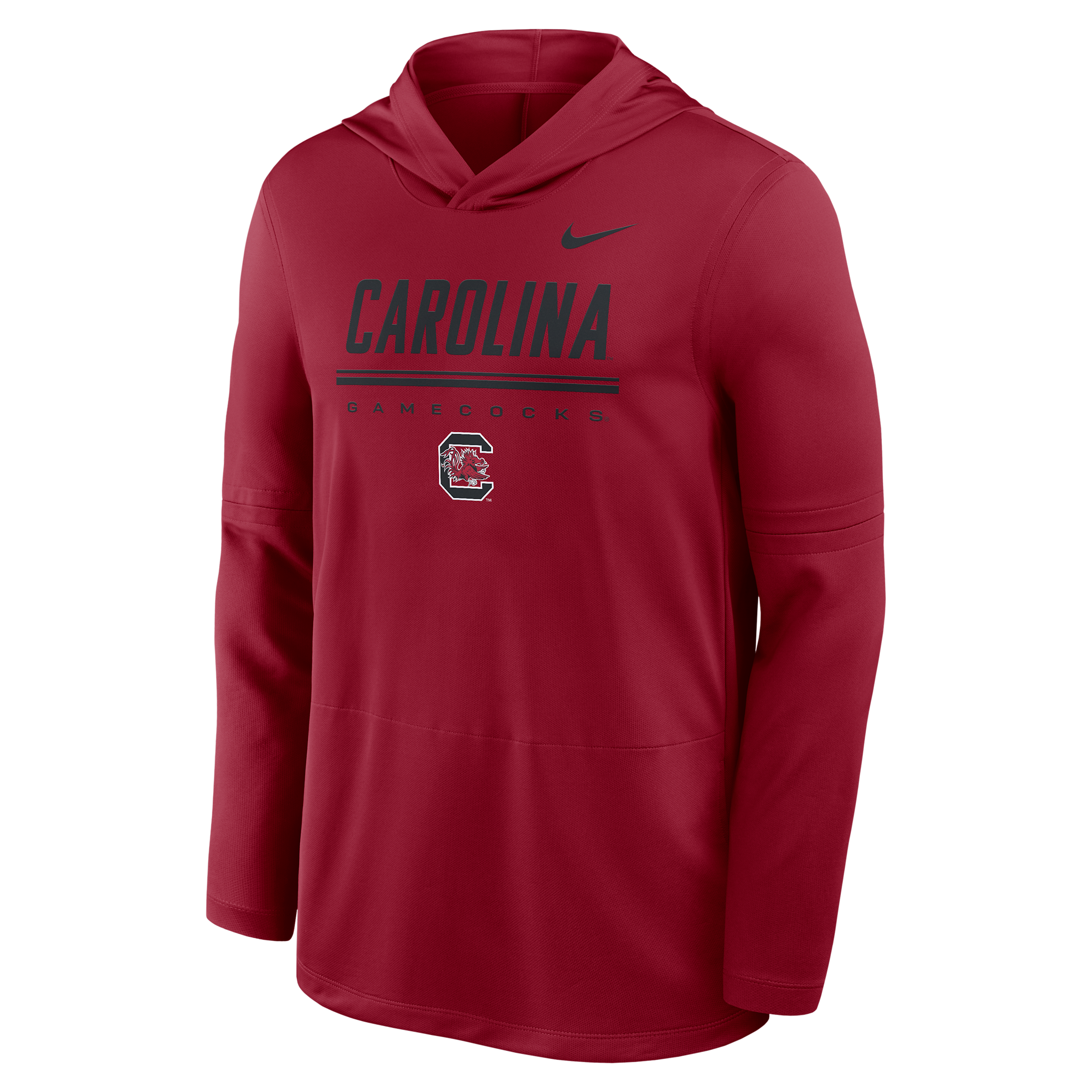 Nike Men's Garnet South Carolina Gamecocks 2026 Sideline Dri-fit Long sleeves Hoodie T-Shirt - Garnet