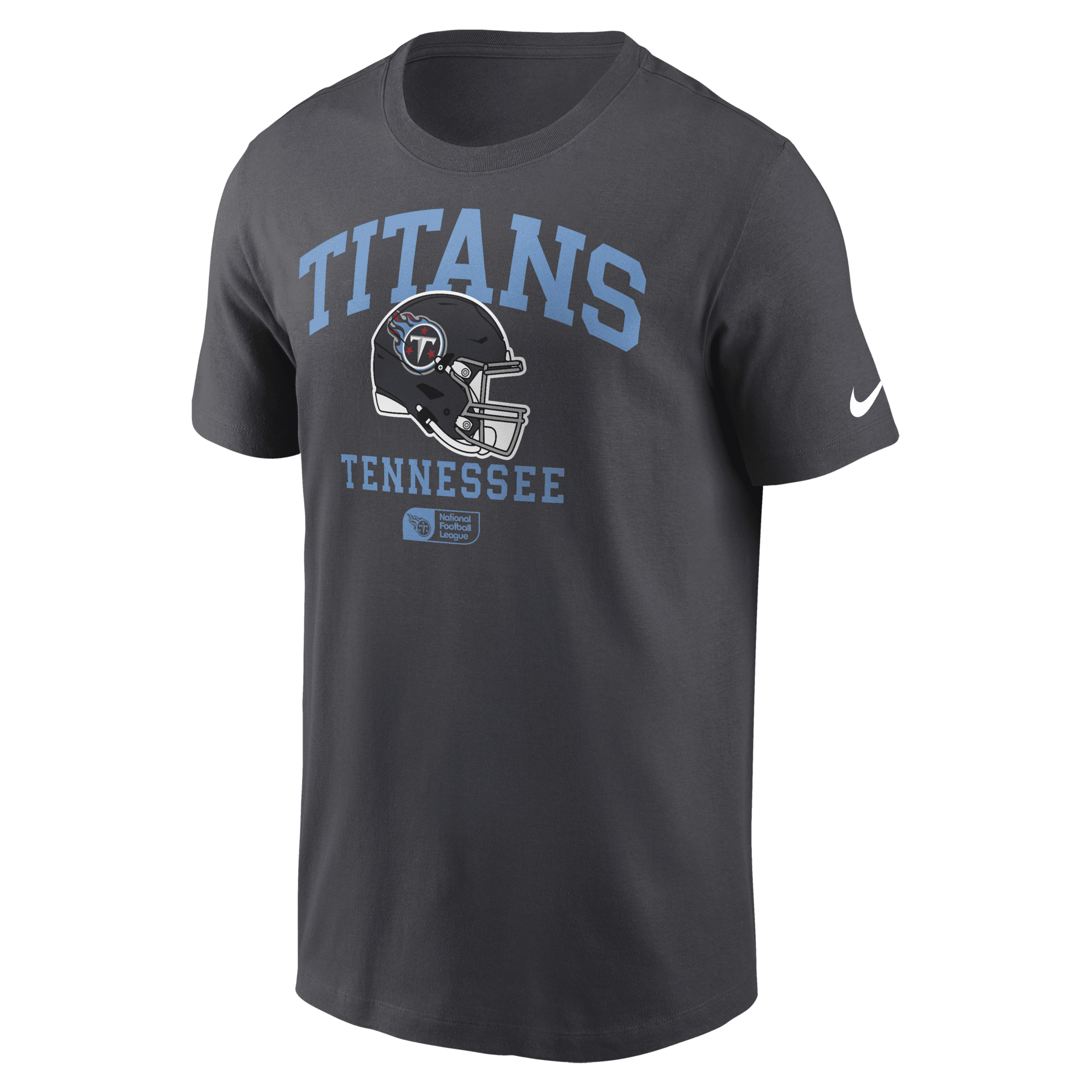 Tennessee Titans Helmet Essential Nike Men's NFL T-Shirt in Grey | N19906F8F-5F1
