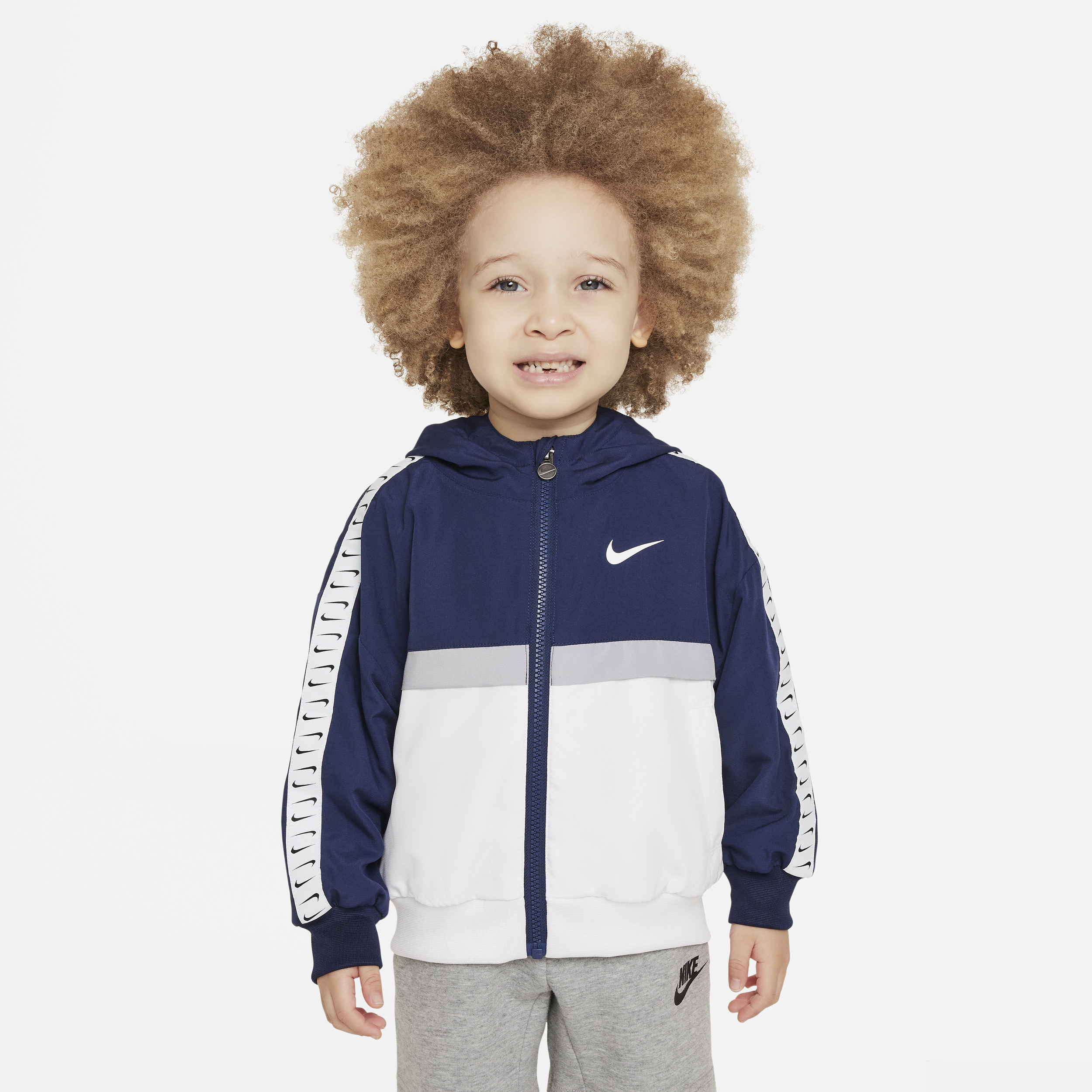Nike Babies' Toddler Dobby Windbreaker In Blue