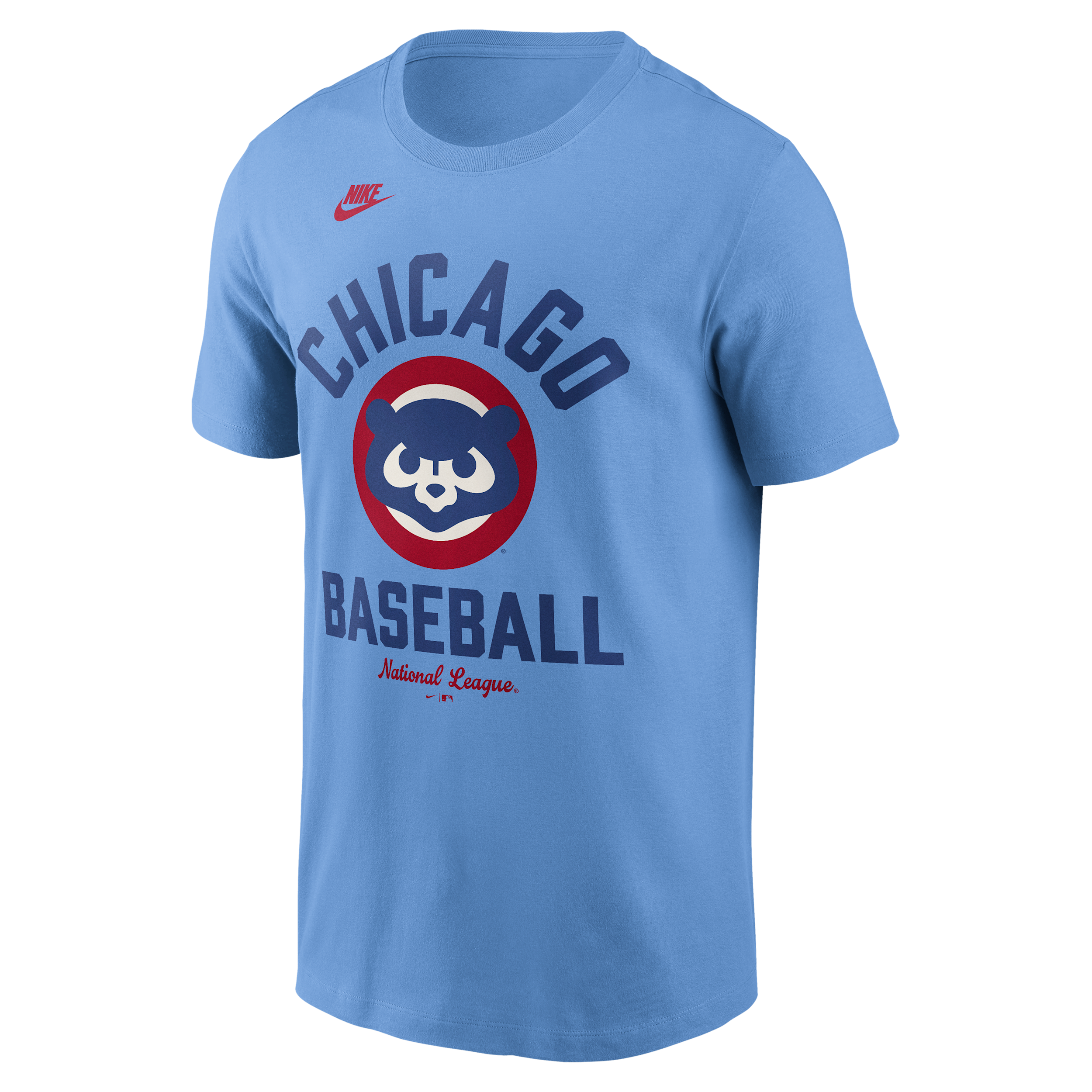 Nike Men's Light Blue Chicago Cubs Cooperstown Collection T-Shirt - Light Blue