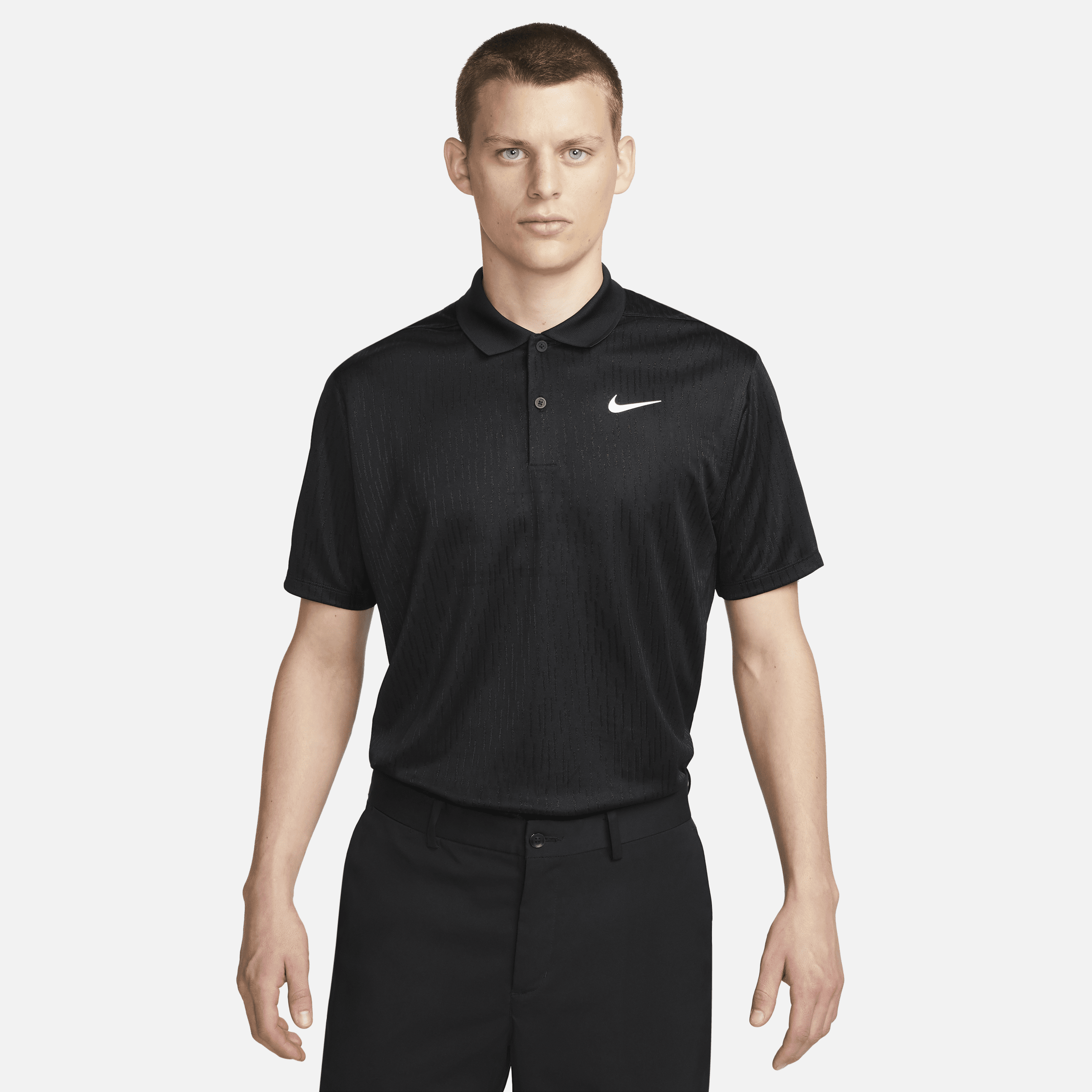 Shop Nike Men's Dri-fit Victory+ Golf Polo In Black