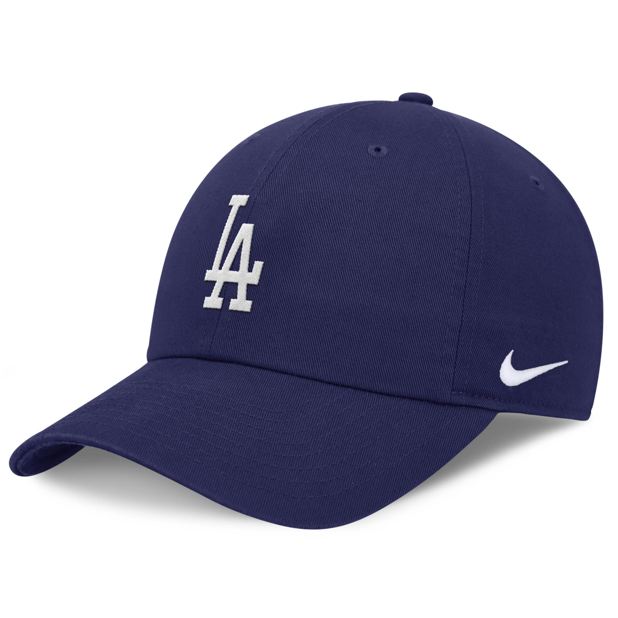 Los Angeles Dodgers Evergreen Club Nike Men's MLB Adjustable Hat in Blue | NB014EULD-BEK