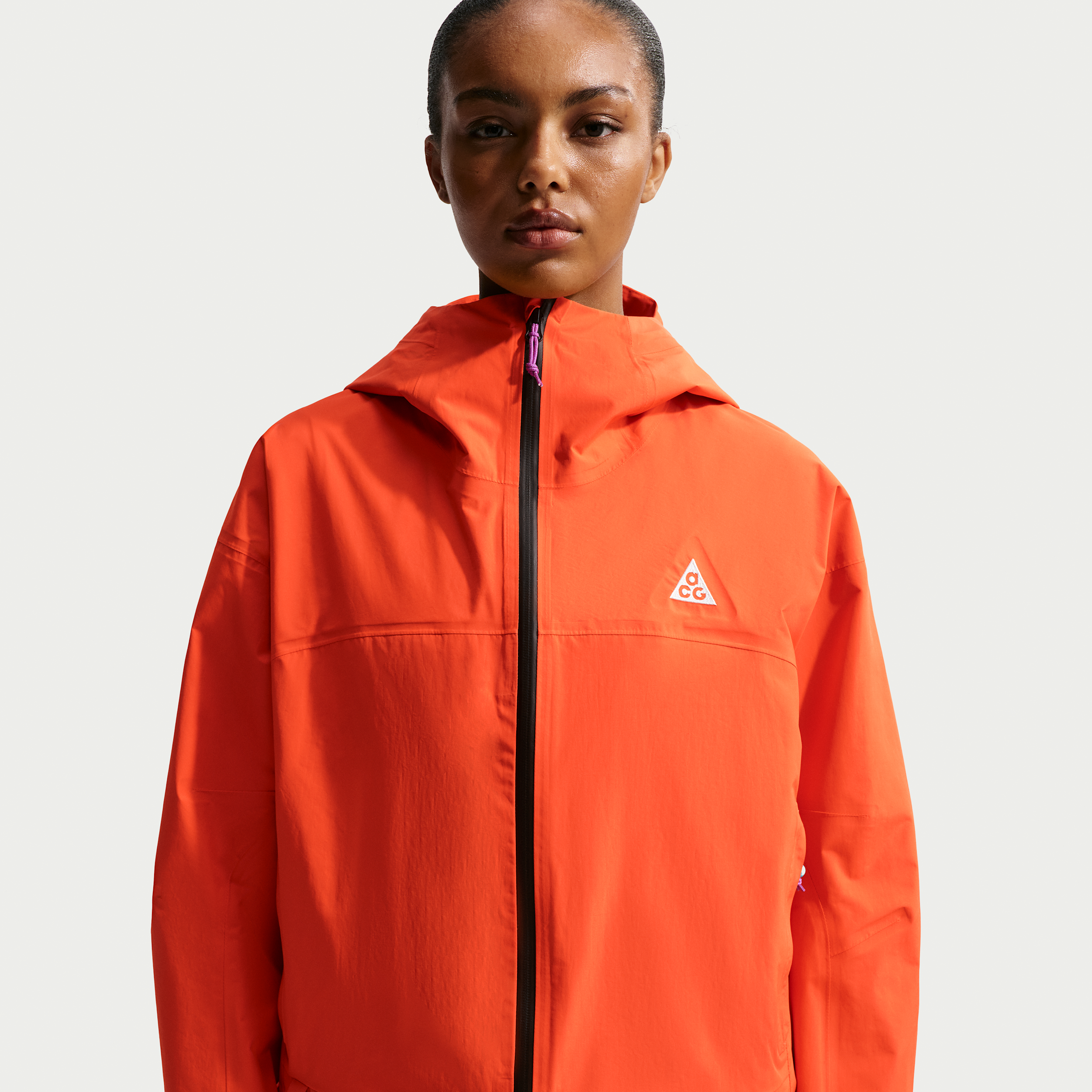 Women's Nike ACG Morpho Storm-FIT ADV Rain Jacket in Orange | HJ0246-819