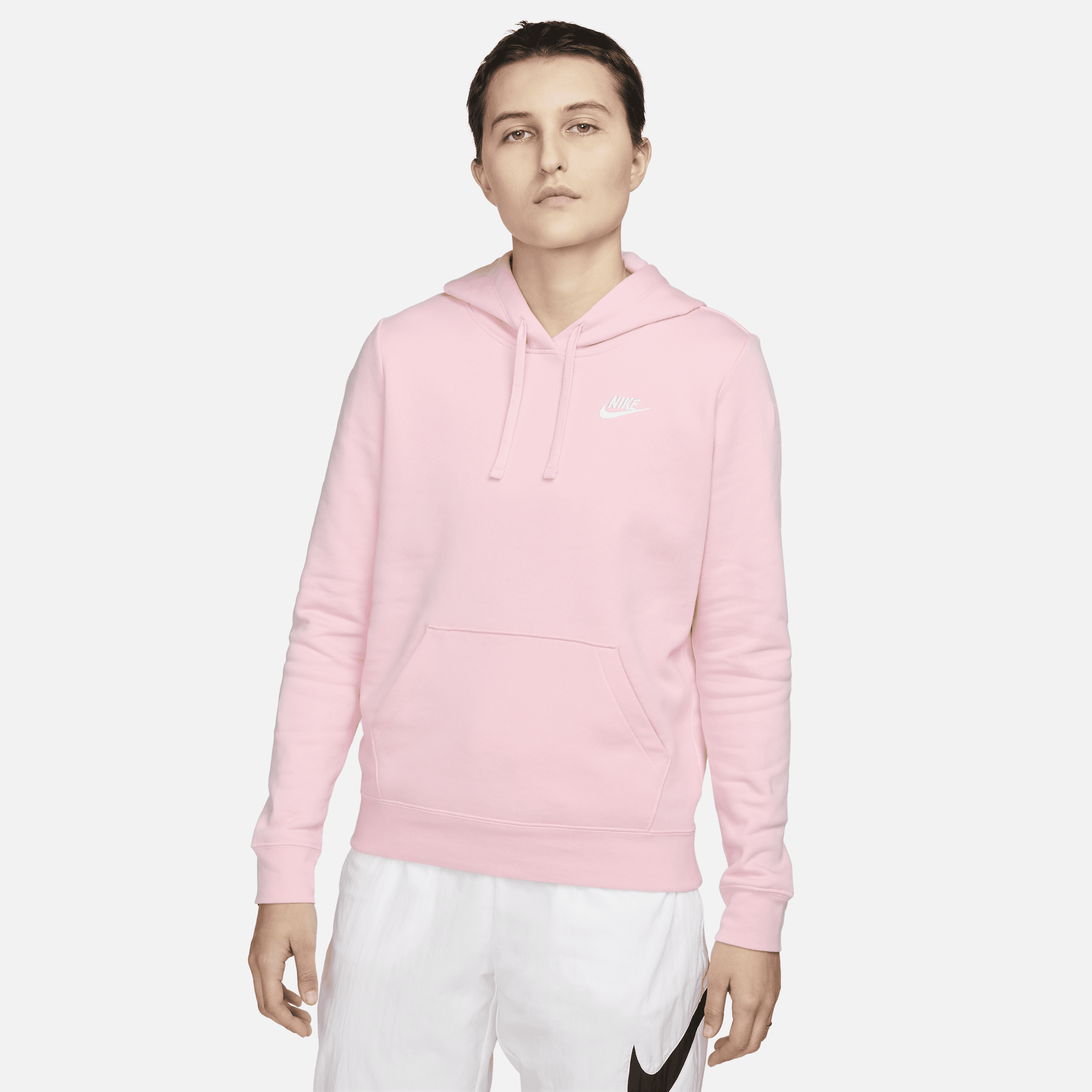 Nike Women's  Sportswear Club Fleece Pullover Hoodie In Pink